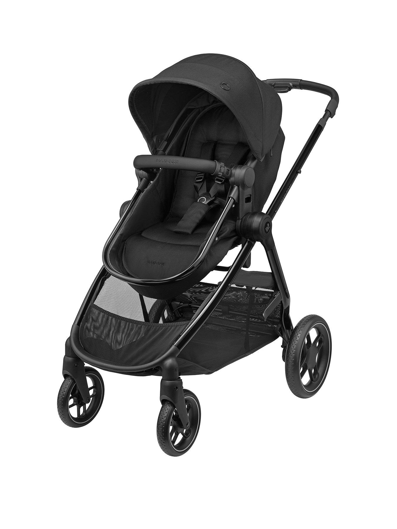 Image 3 of 8 of Maxi-Cosi Zelia Luxe Cabriofix i-Size Travel System - Twillic Black