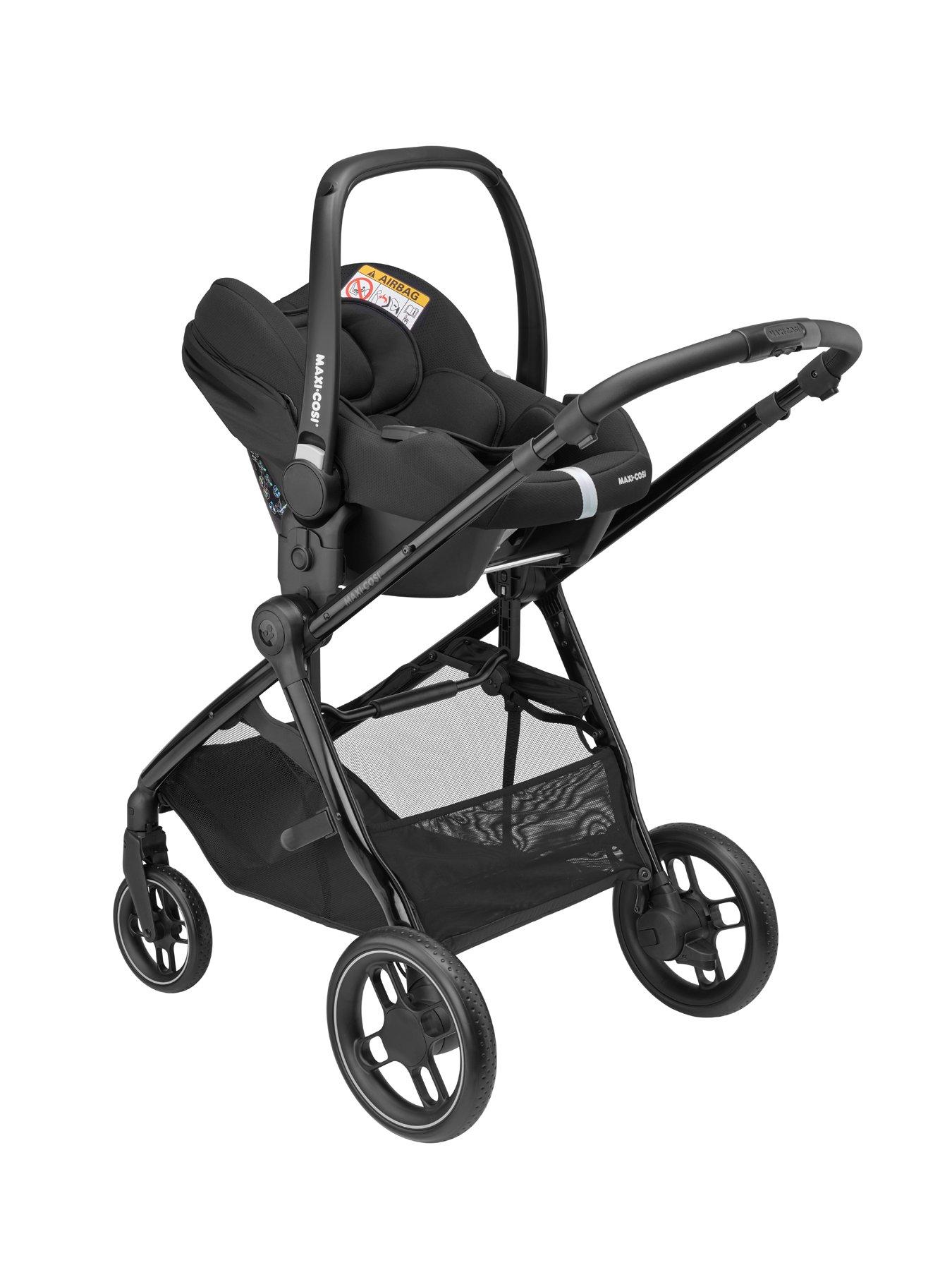 Image 6 of 8 of Maxi-Cosi Zelia Luxe Cabriofix i-Size Travel System - Twillic Black