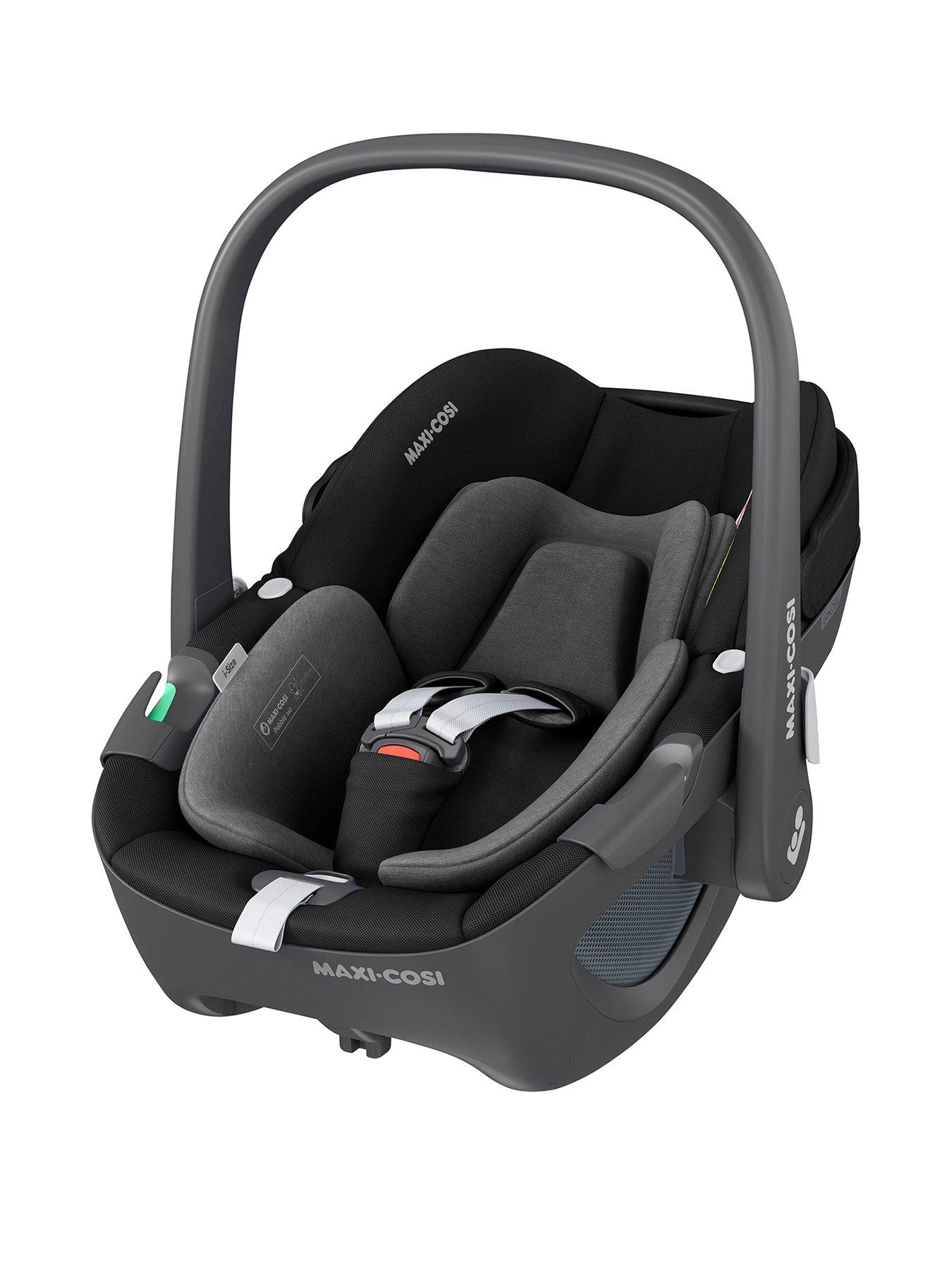 Image 1 of 7 of Maxi-Cosi Pebble 360 i-Size Car Seat - Essential Black