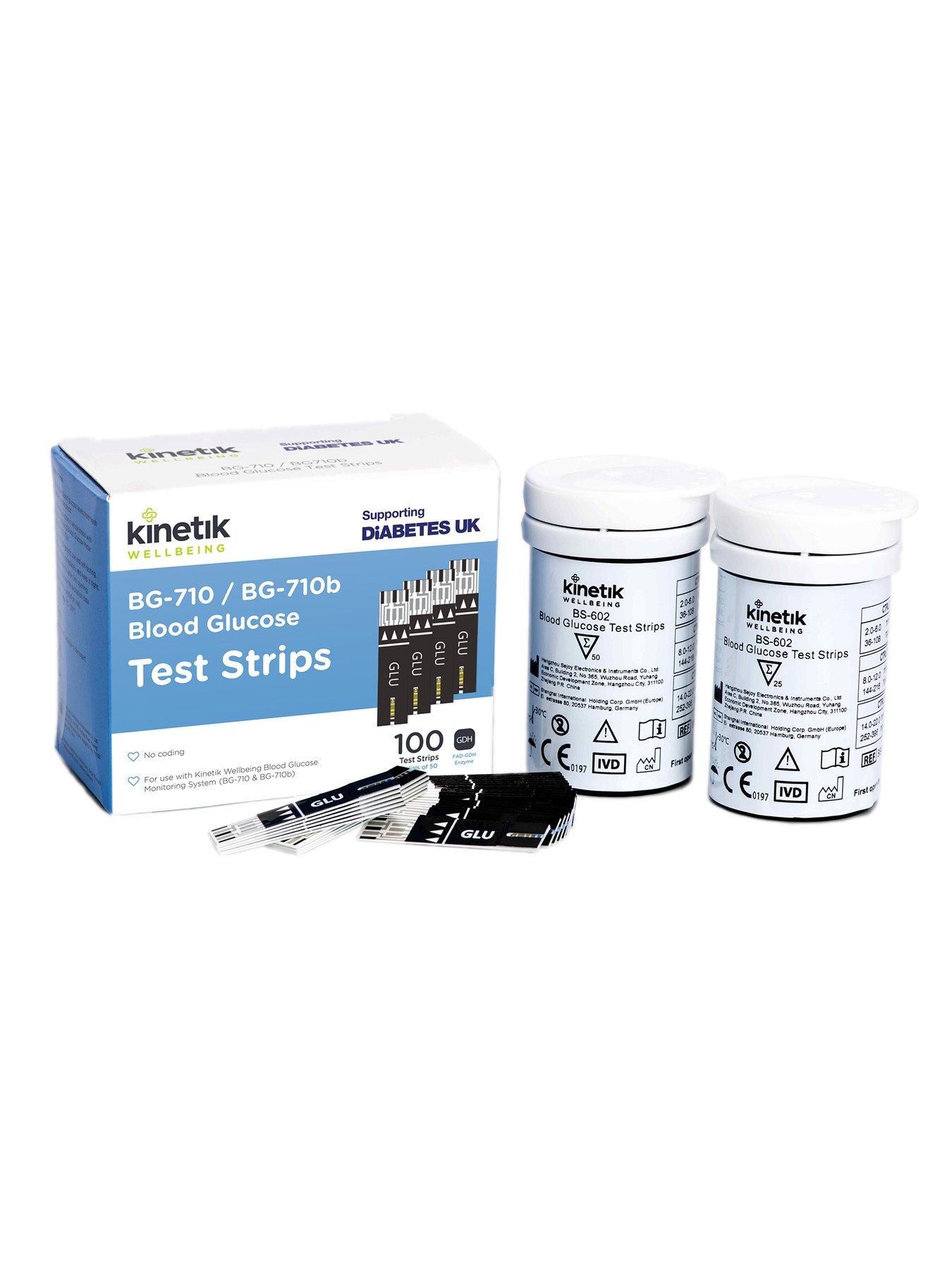 Image 2 of 4 of Kinetik Wellbeing Blood Glucose Test Strips - 100 pack