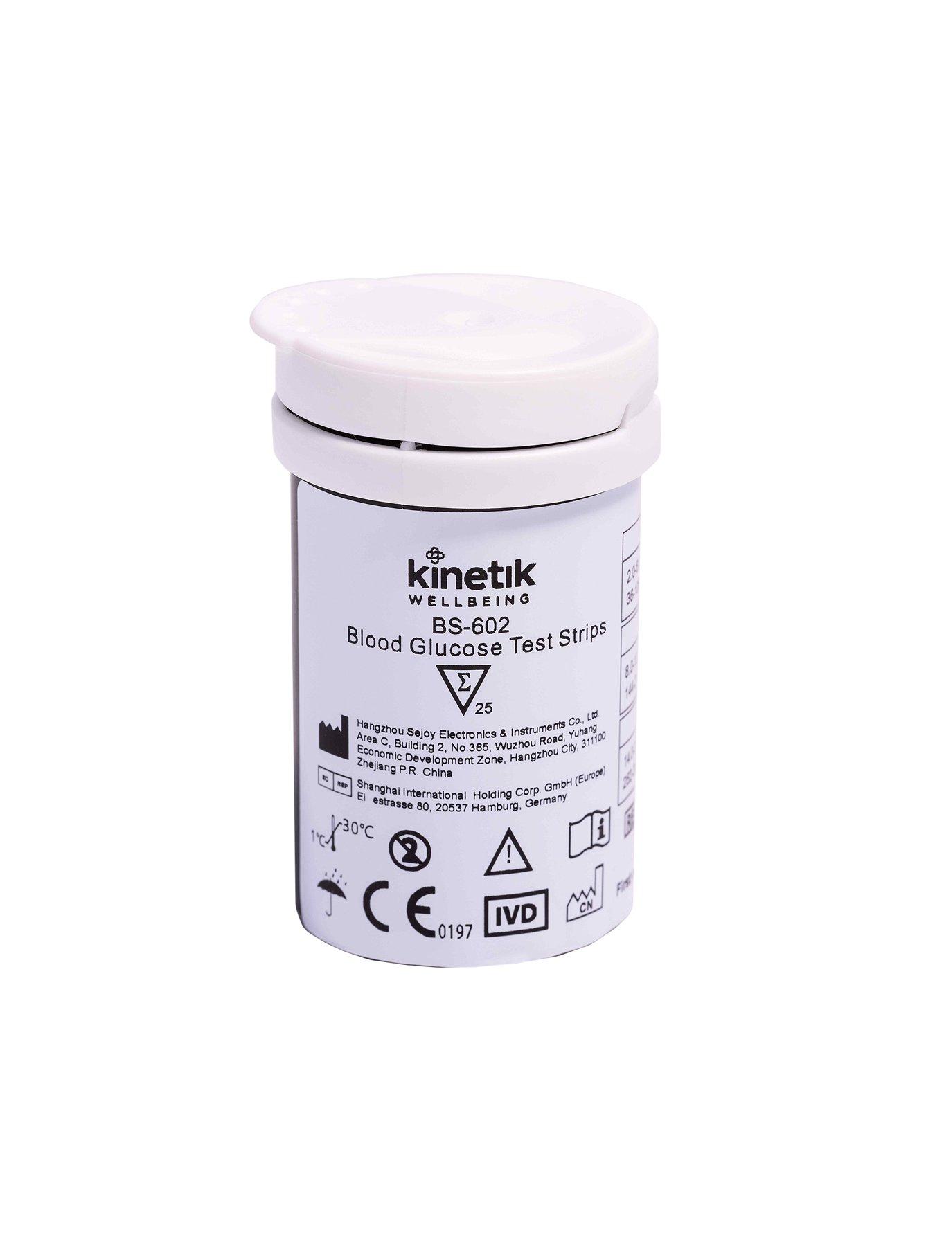 Image 3 of 4 of Kinetik Wellbeing Blood Glucose Test Strips - 100 pack