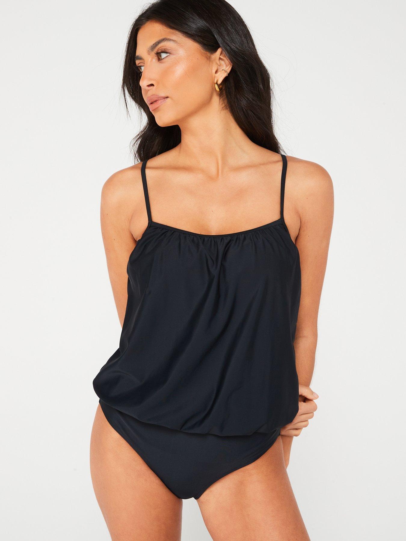 Image 6 of 6 of Everyday Blouson Swimsuit - Black