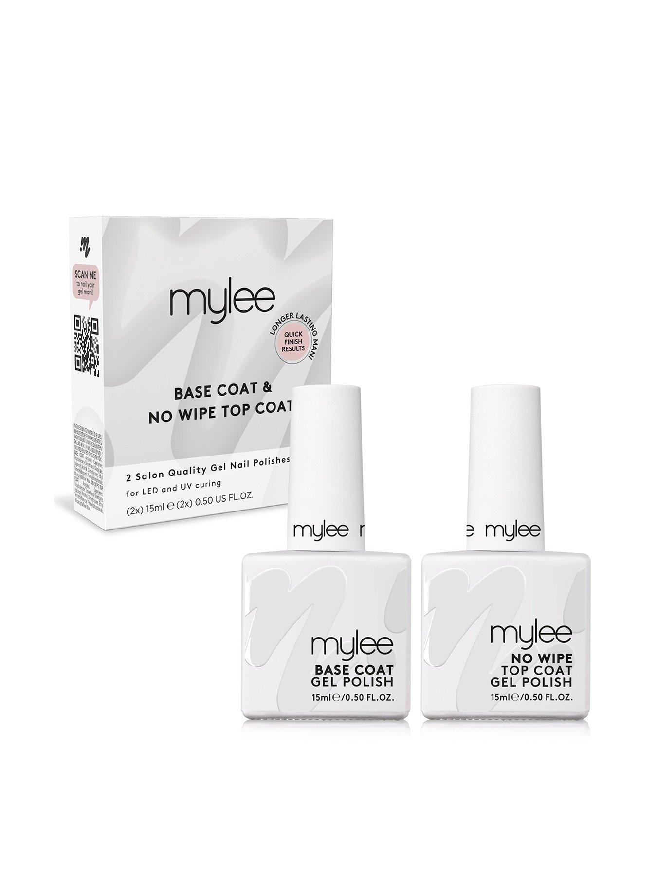 Mylee MYGel Polish No Wipe Top and Base Coat Duo very.co.uk