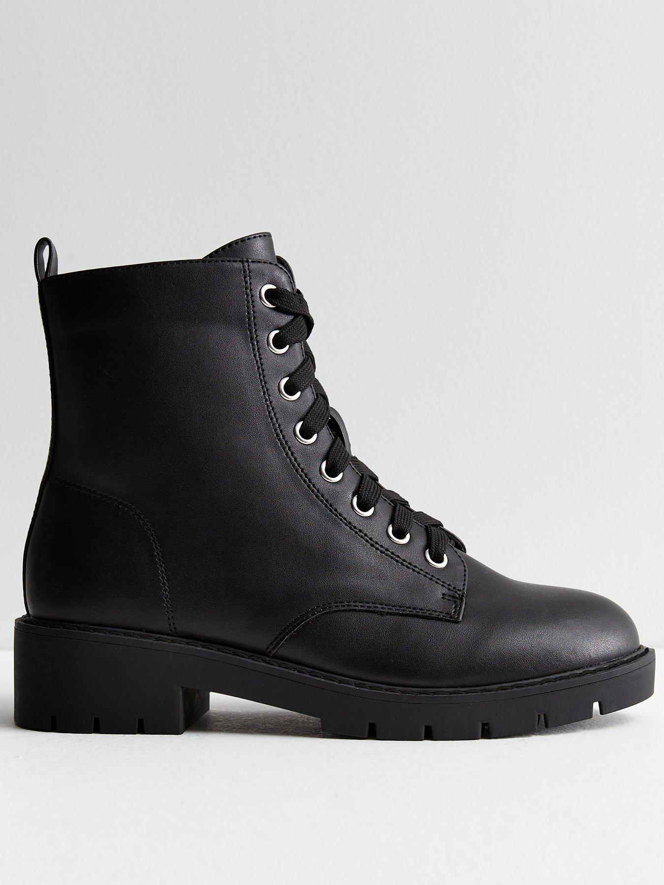 New look lace up on sale boots