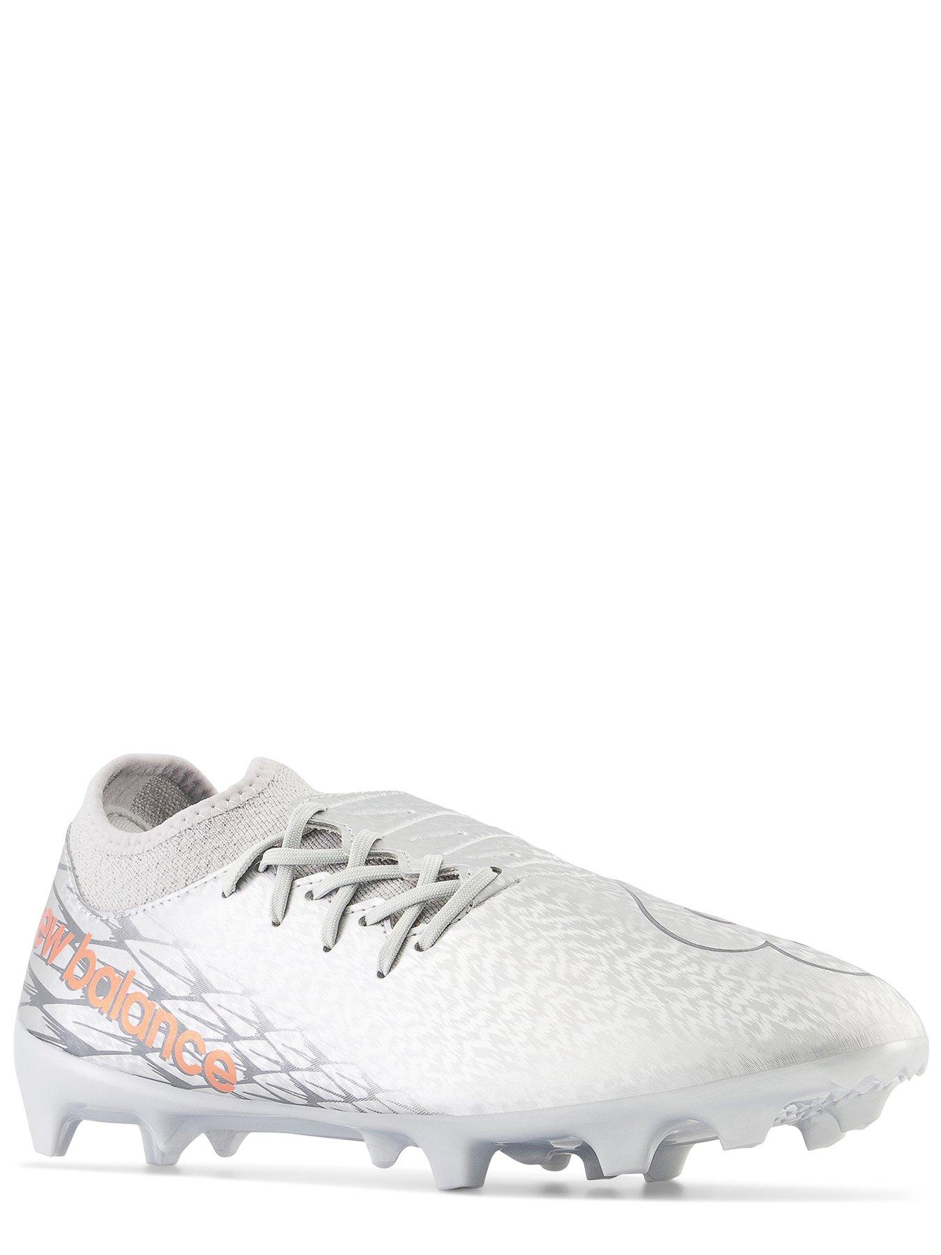 New Balance Mens Furon Dispatch Firm Ground Football Boots - Silver |  very.co.uk