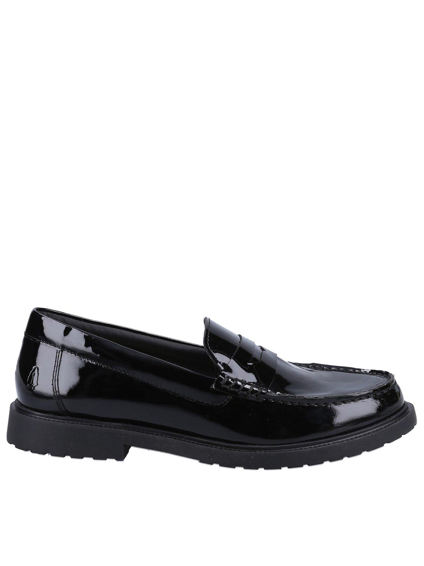 Hush Puppies Verity Patent Slip On Loafer - Black