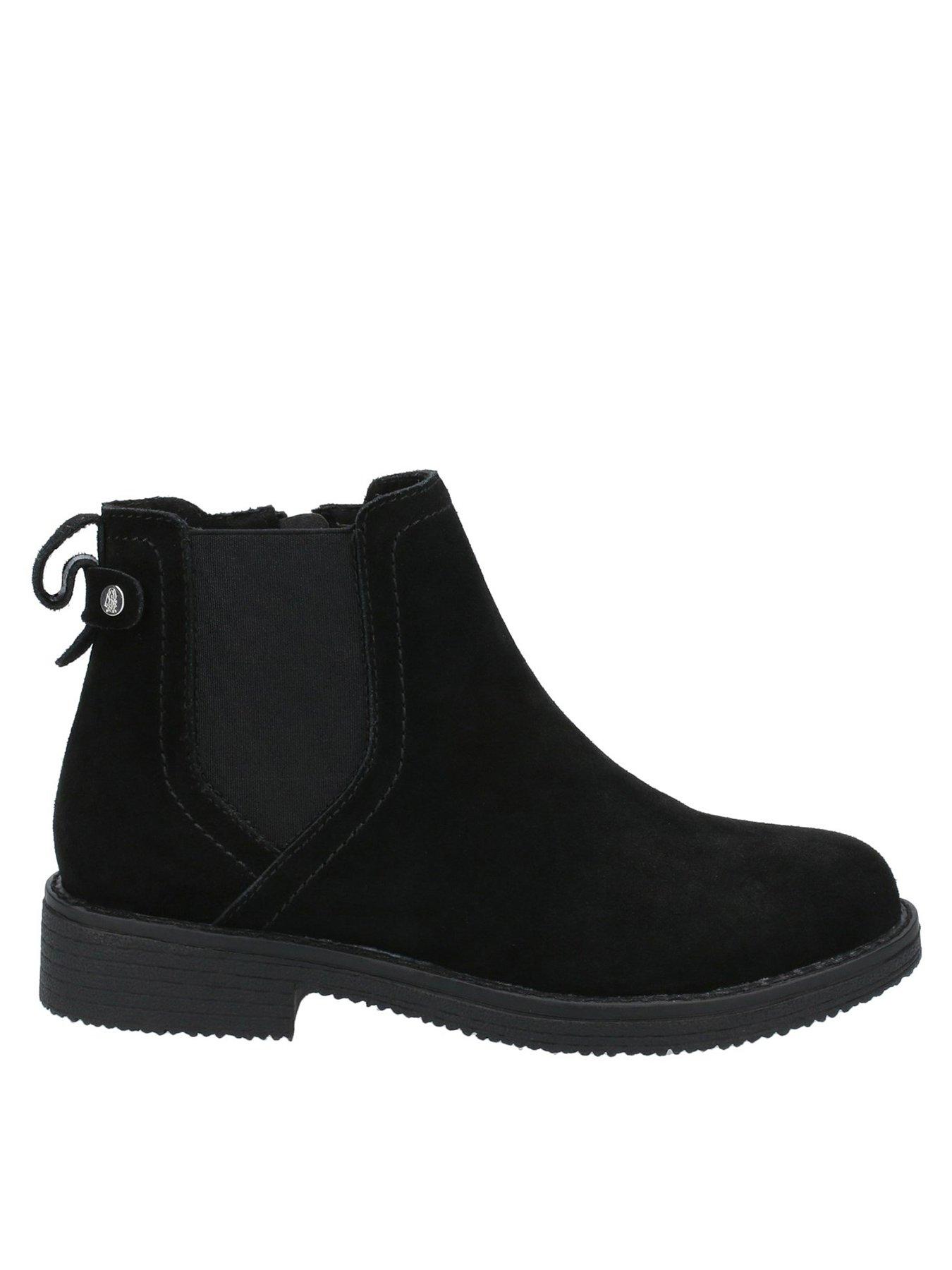 Hush Puppies Wide Fitting Maddy Ankle Boot - Black | very.co.uk