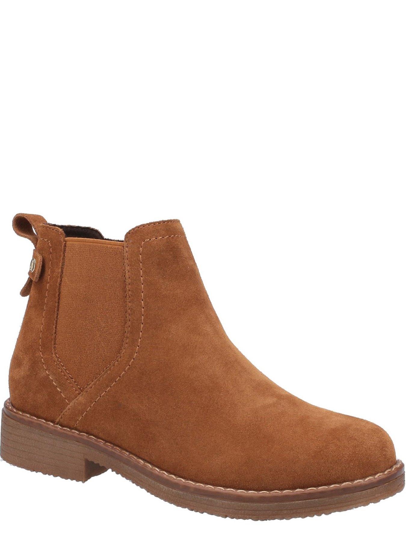 Hush Puppies Wide Fitting Maddy Ankle Boot Tan Very