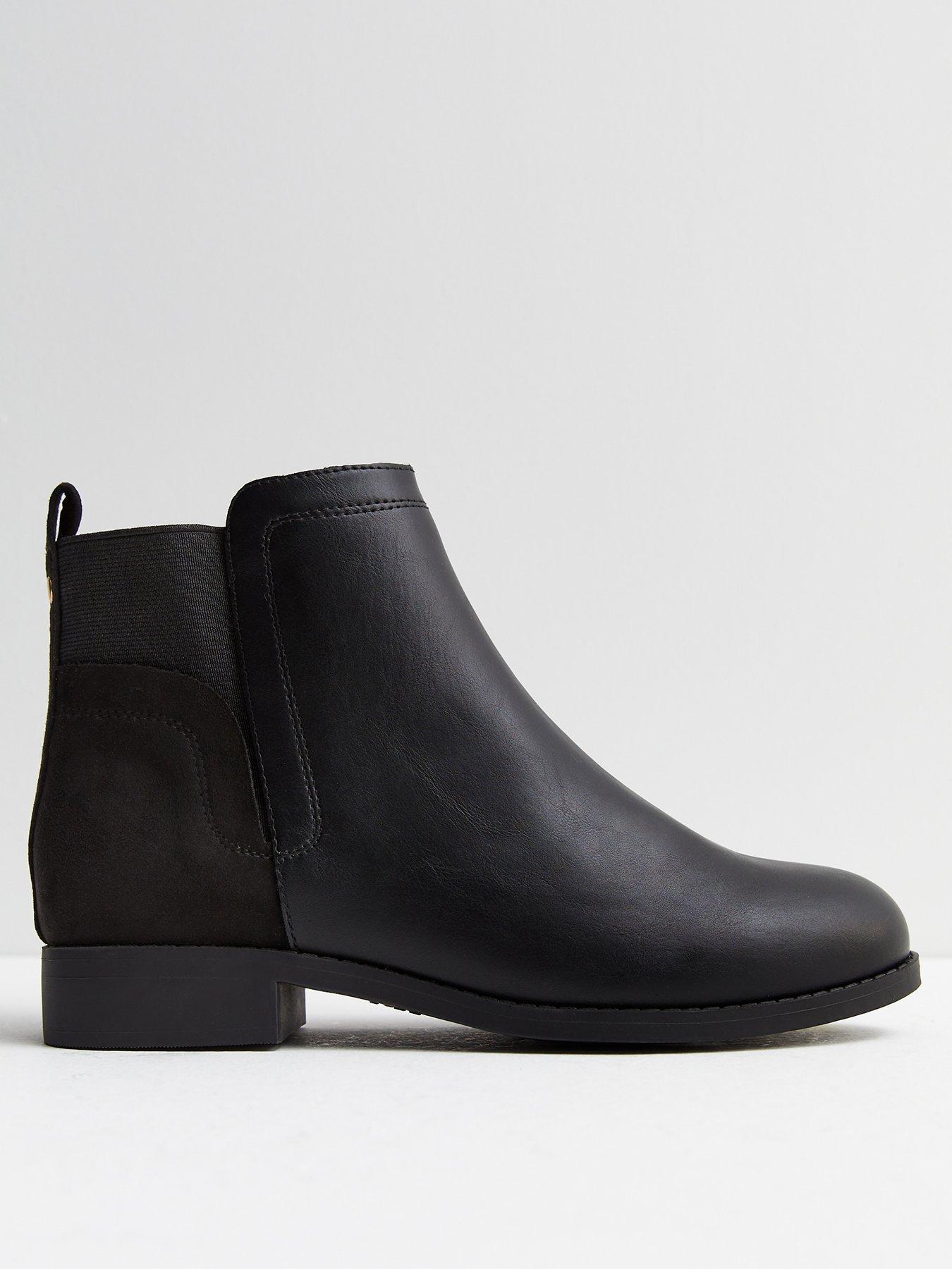 New look leather chelsea hot sale boots