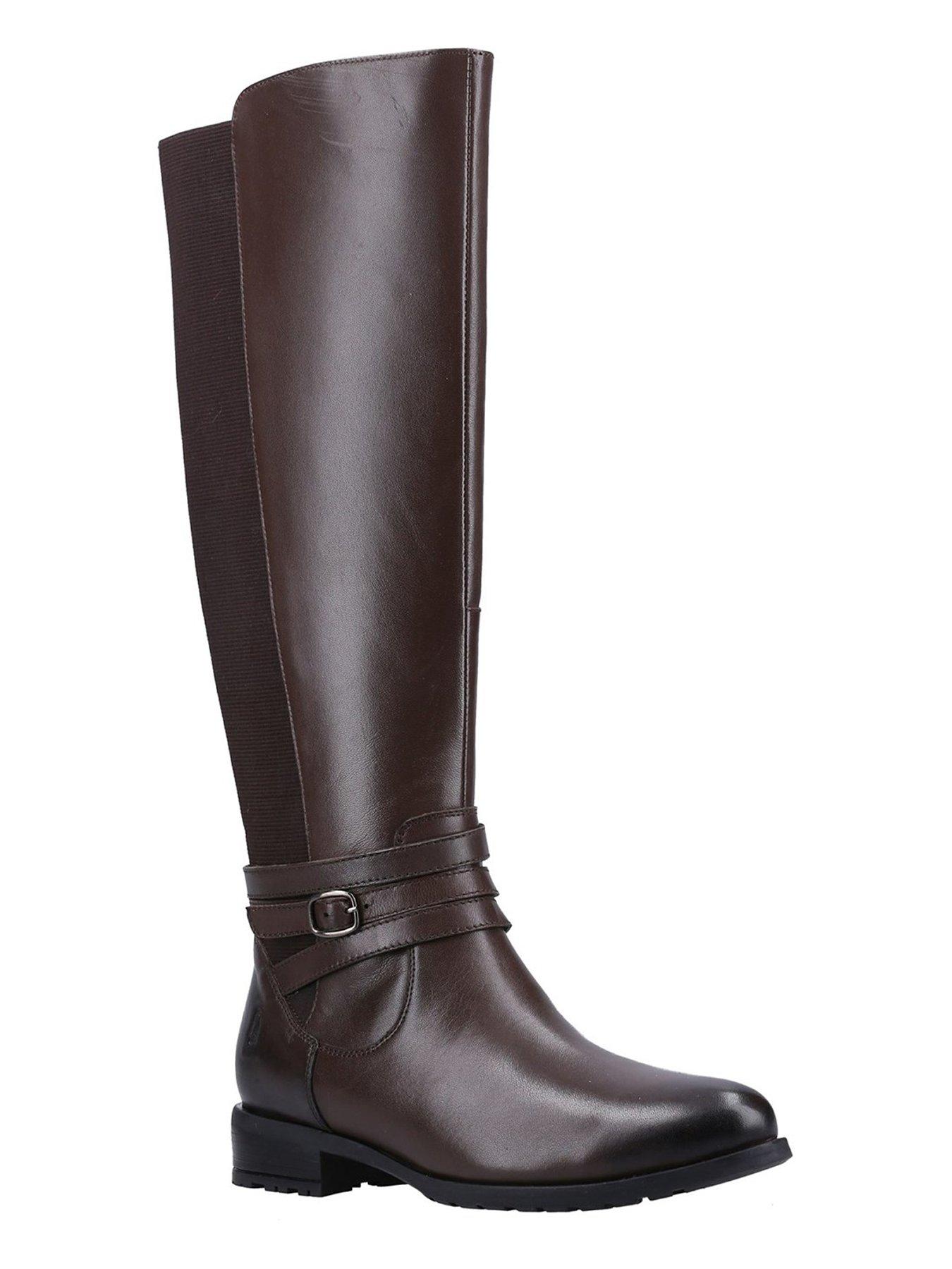 Image 2 of 4 of Hush Puppies Vanessa Buckle Knee Boot - Brown