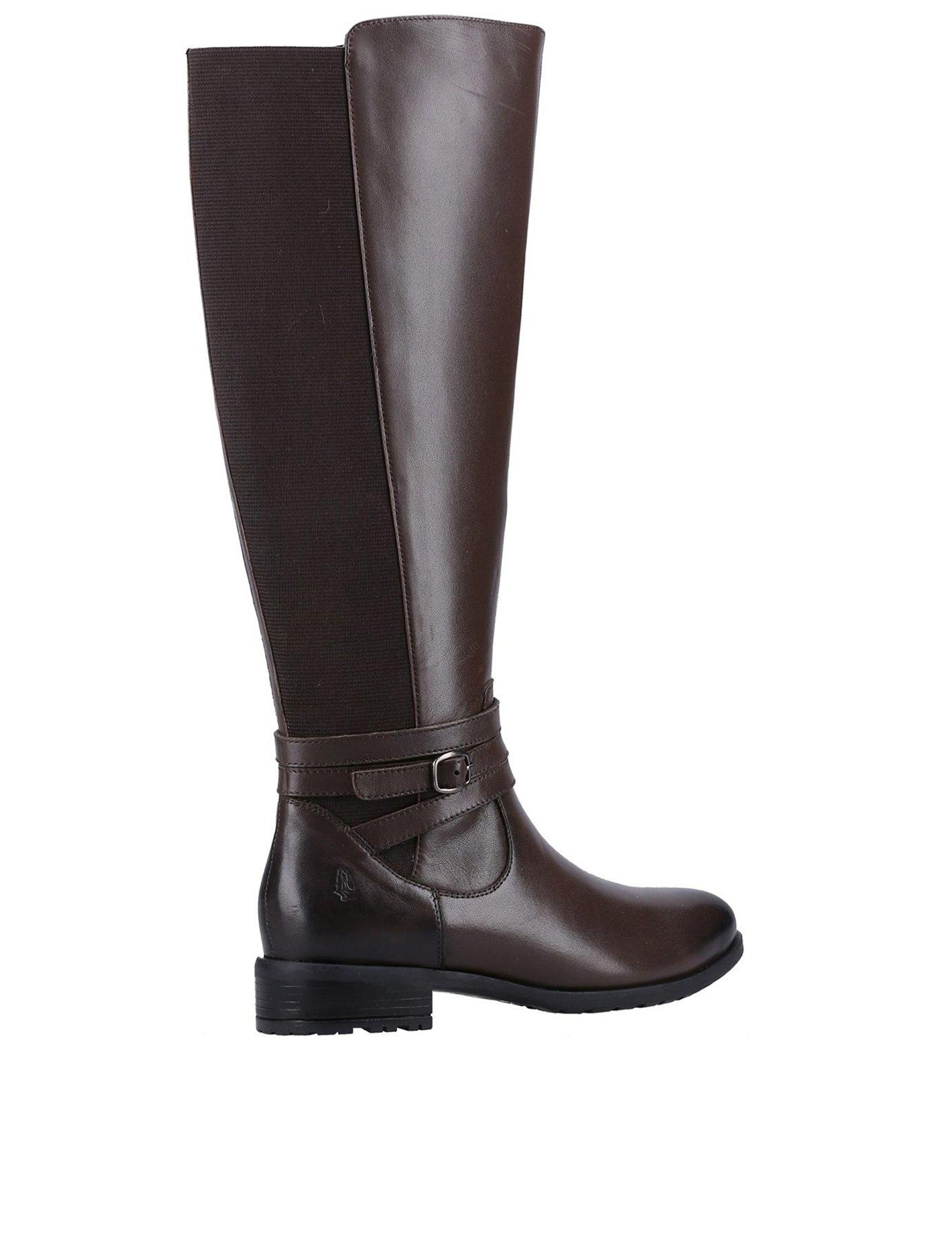 Image 3 of 4 of Hush Puppies Vanessa Buckle Knee Boot - Brown