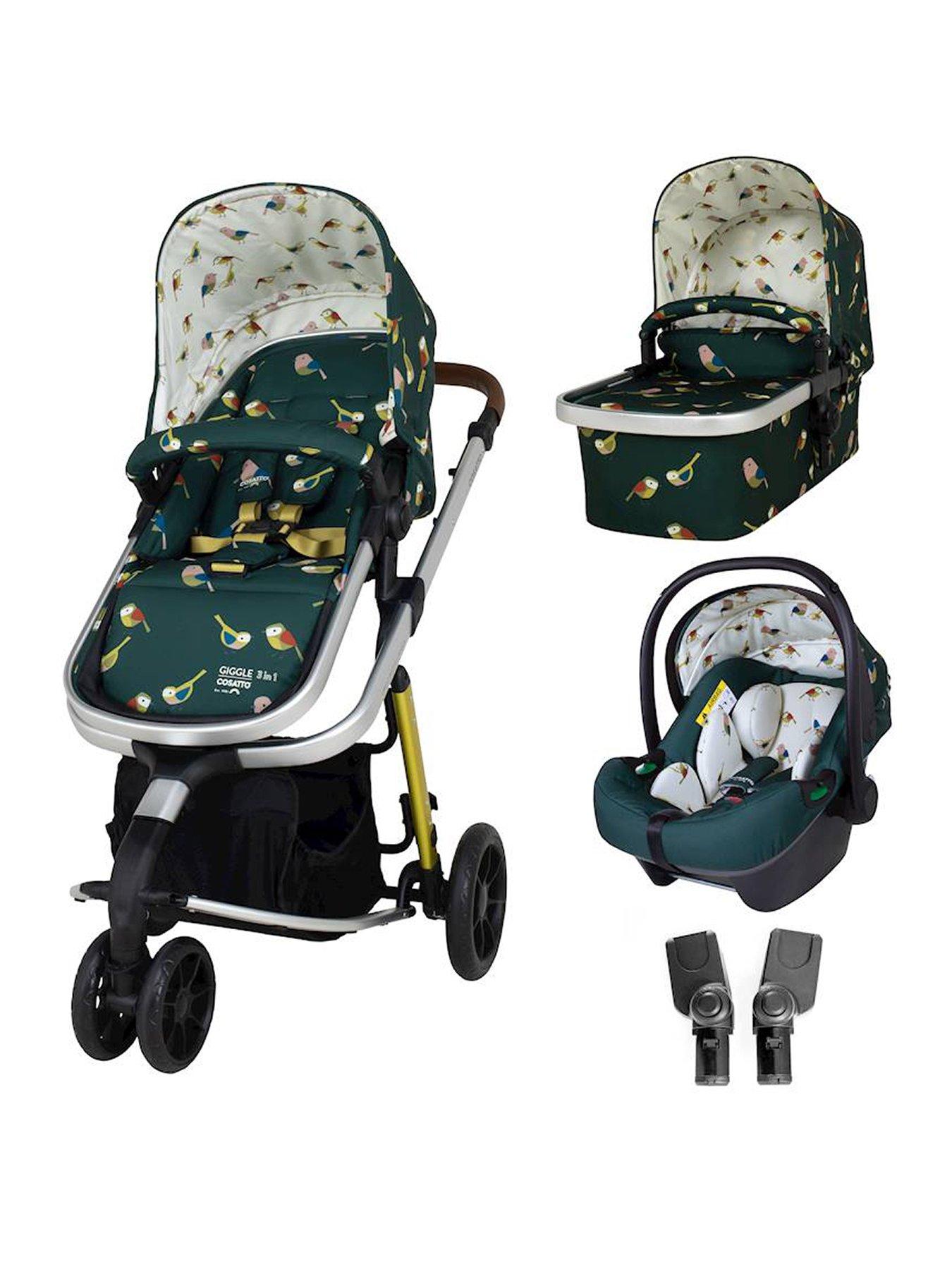 Cosatto Giggle 2 in 1 i Size Travel System Pushchair Bundle Fox