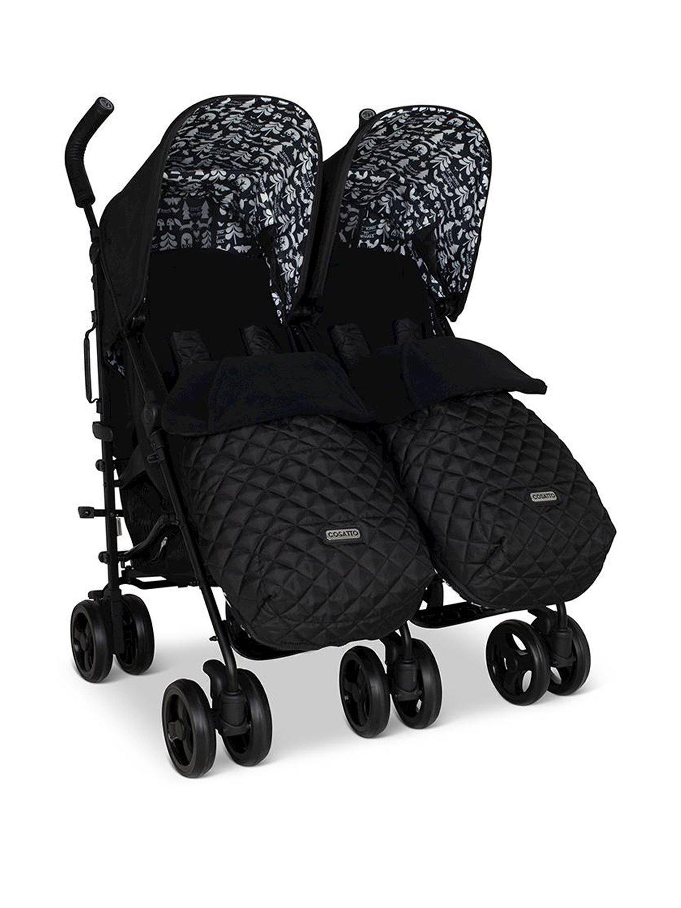 Cosatto Supa Dupa Twin Stroller - Silhouette