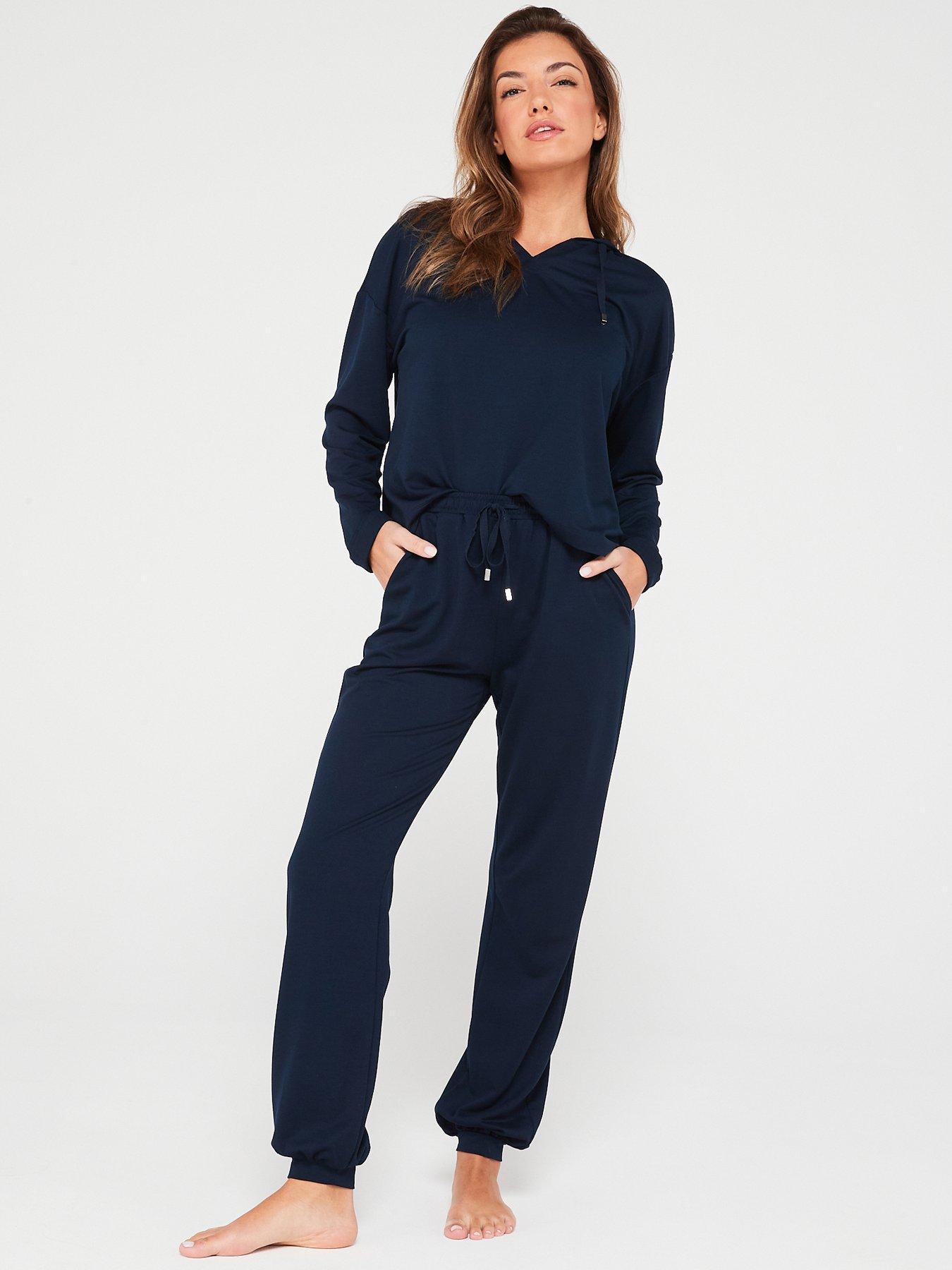 V by Very Navy Hoody Jogger Set very