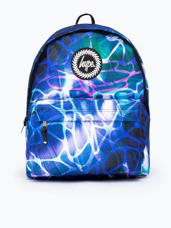 front image of hype-blue-space-membrane-backpack