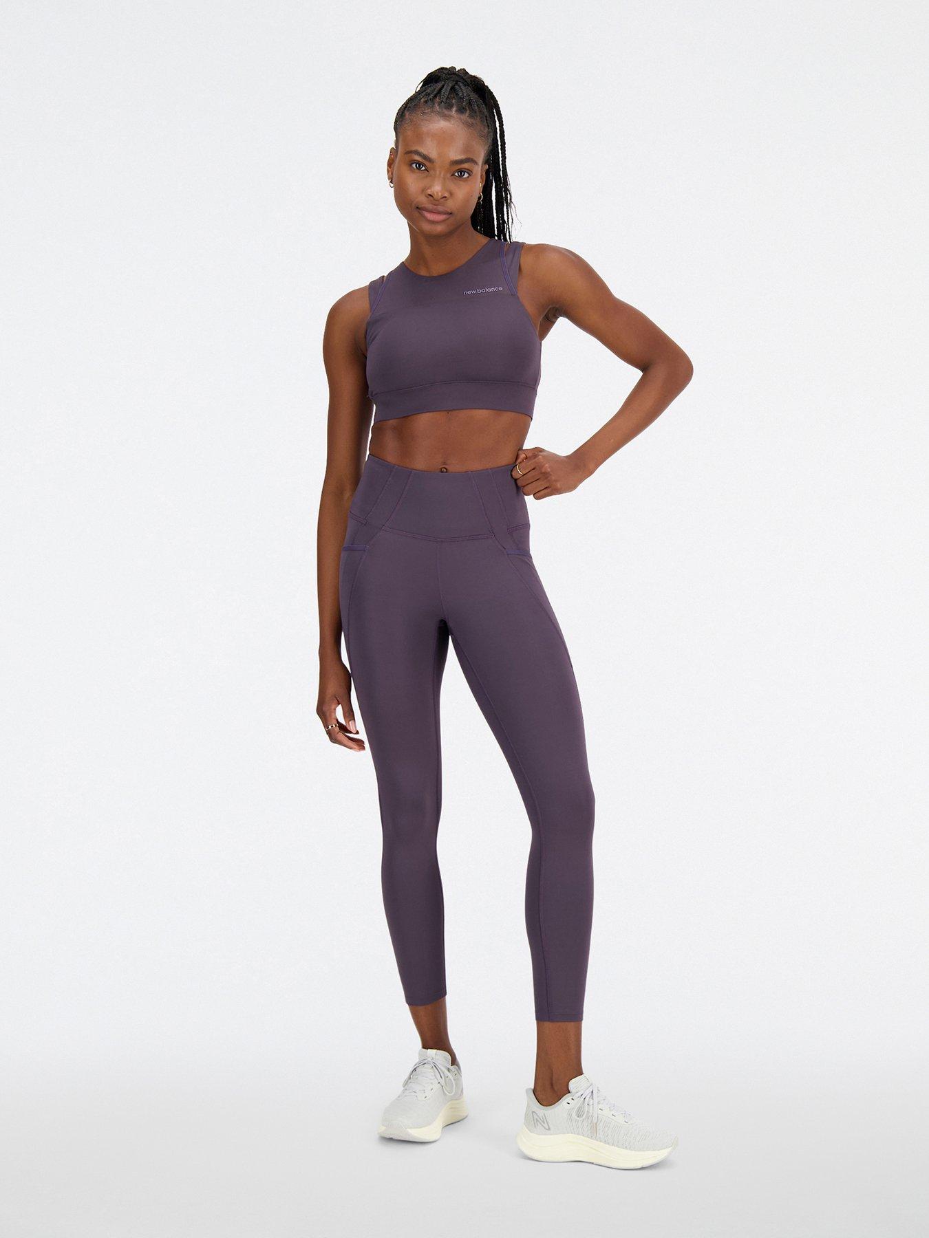 New balance crop top on sale bra