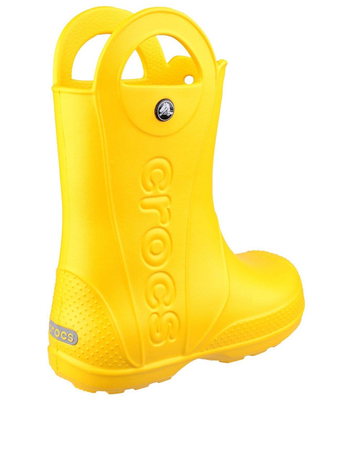 Crocs Handle It Rain Boots Yellow Very