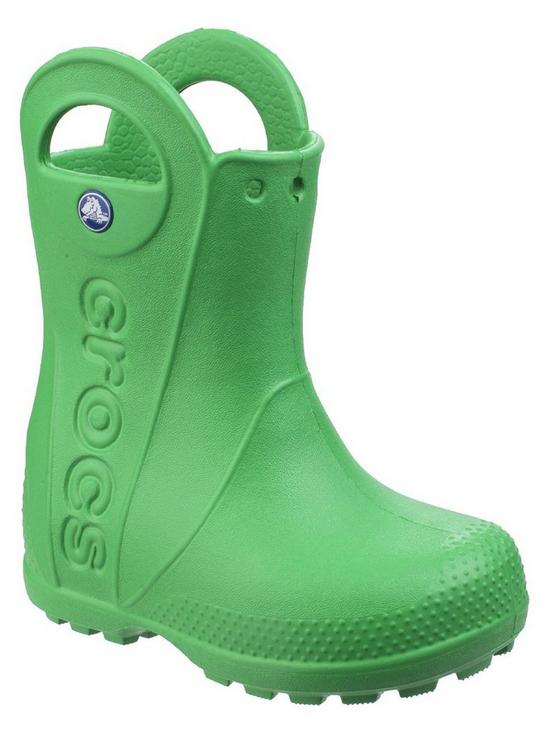stillFront image of crocs-handle-it-rain-boots-green