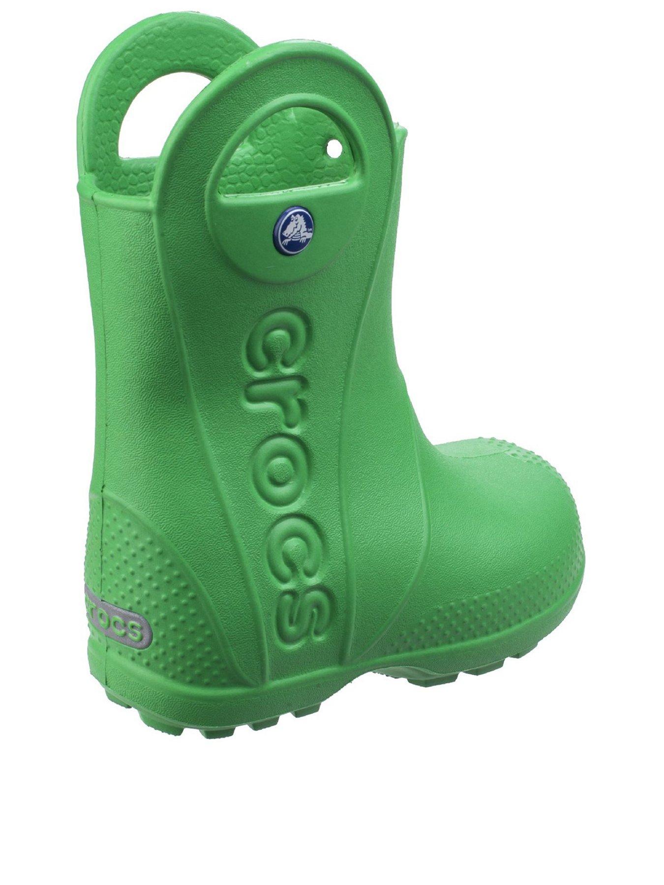 Image 3 of 4 of Crocs Handle It Rain Boots - Green