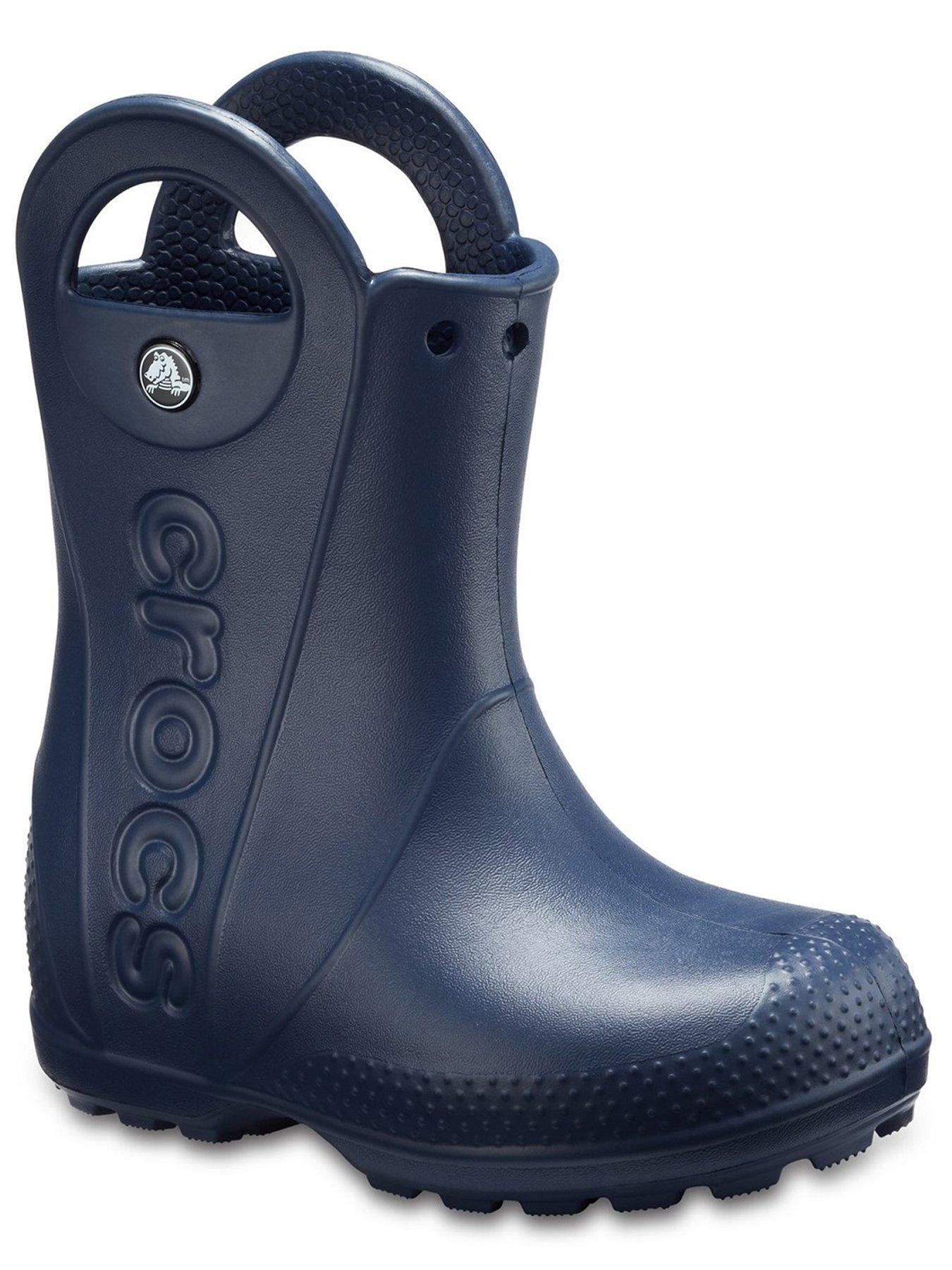 Image 2 of 6 of Crocs Handle It Rain Boots - Navy