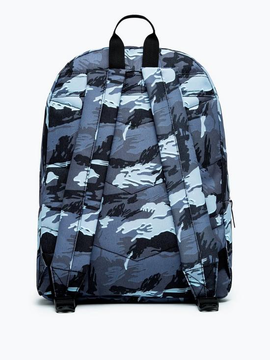 stillFront image of hype-unisex-grey-gloom-camo-backpack