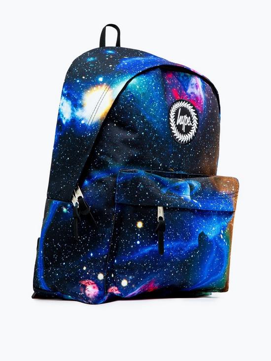 stillFront image of hype-unisex-black-odyssey-crest-backpack