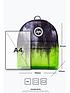  image of hype-unisex-green-drips-backpack