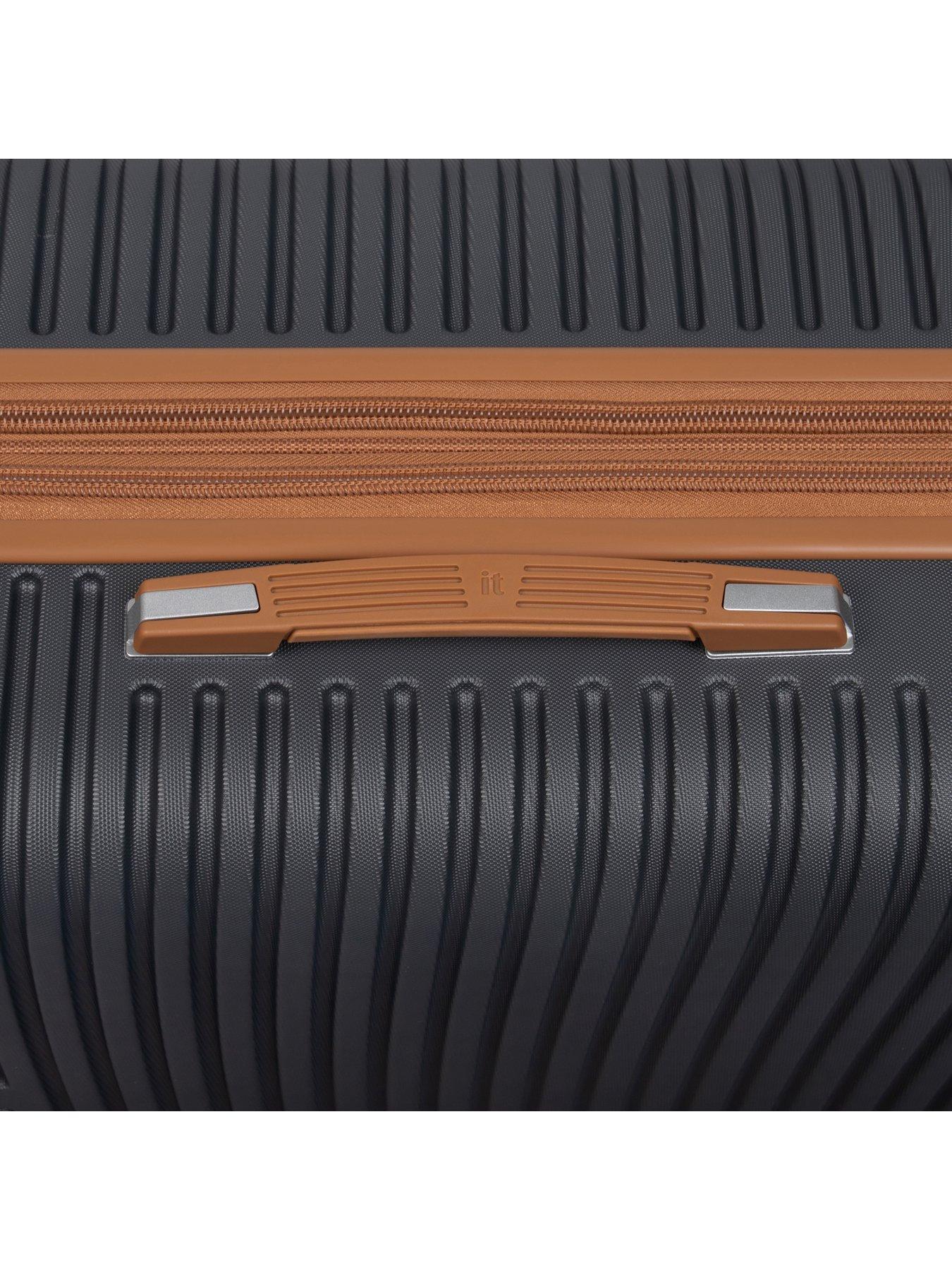Image 5 of 7 of it Luggage Replicating Cabin Charcoal Expandable Suitcase Set