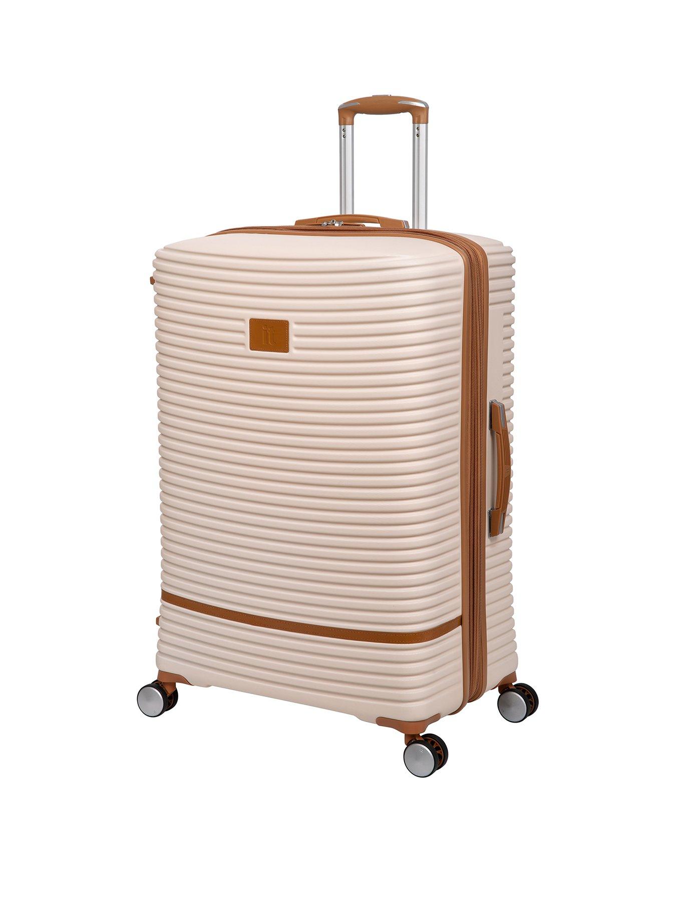 it Luggage Replicating Large Cream Expandable Suitcase Set | very.co.uk