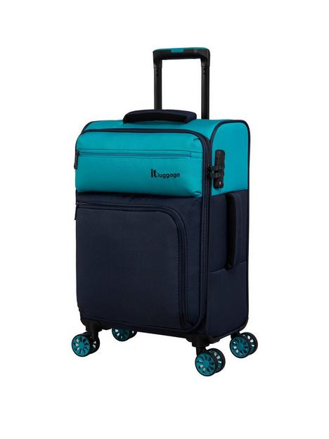 it-luggage-duo-tone-bluenavy-cabin-suitcase-set