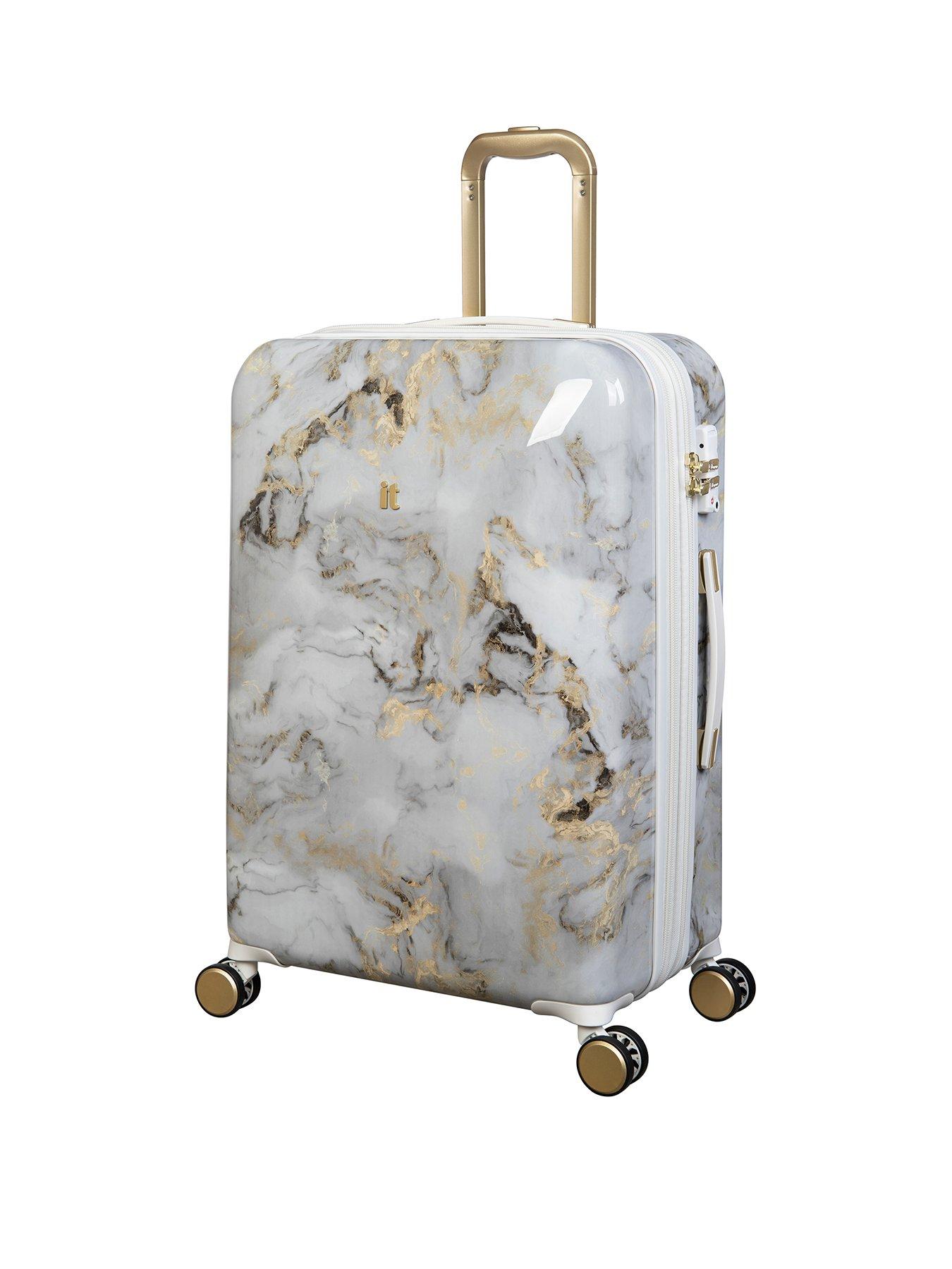 Marble store print suitcase