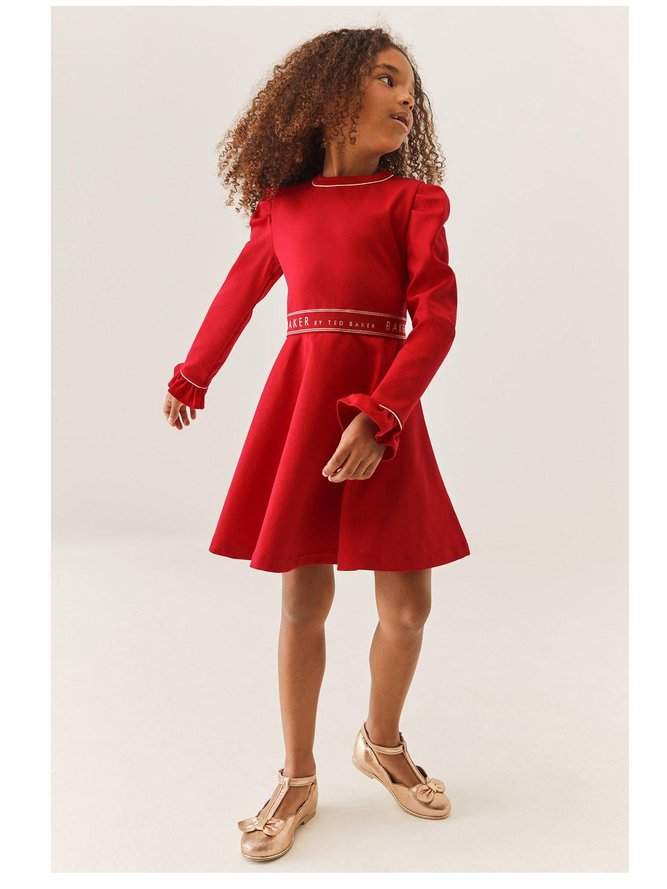 Ted baker red skater on sale dress