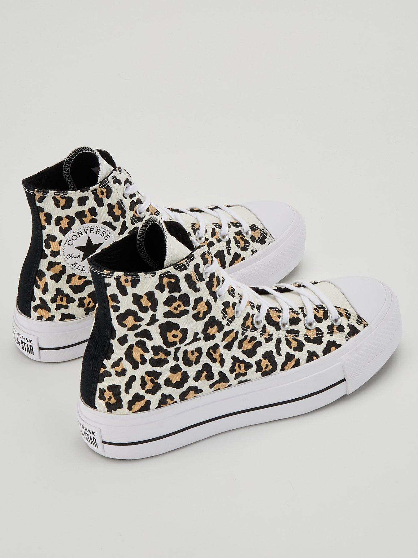 Leopard chucks outlet for womens