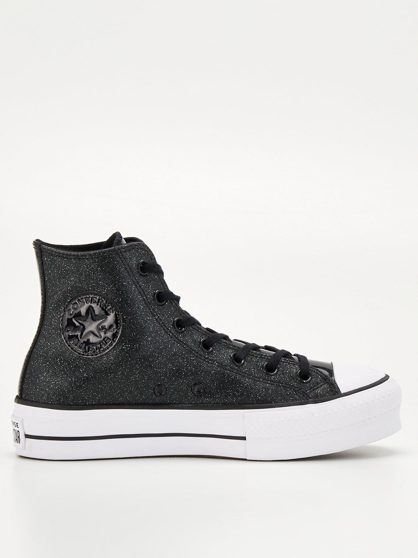 Womens sparkle on sale converse shoes