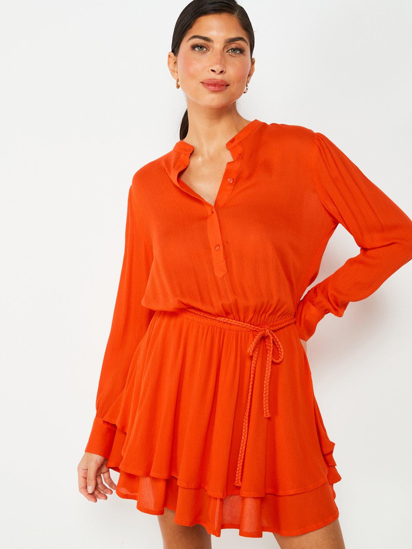 Long sleeve on sale flowy summer dresses