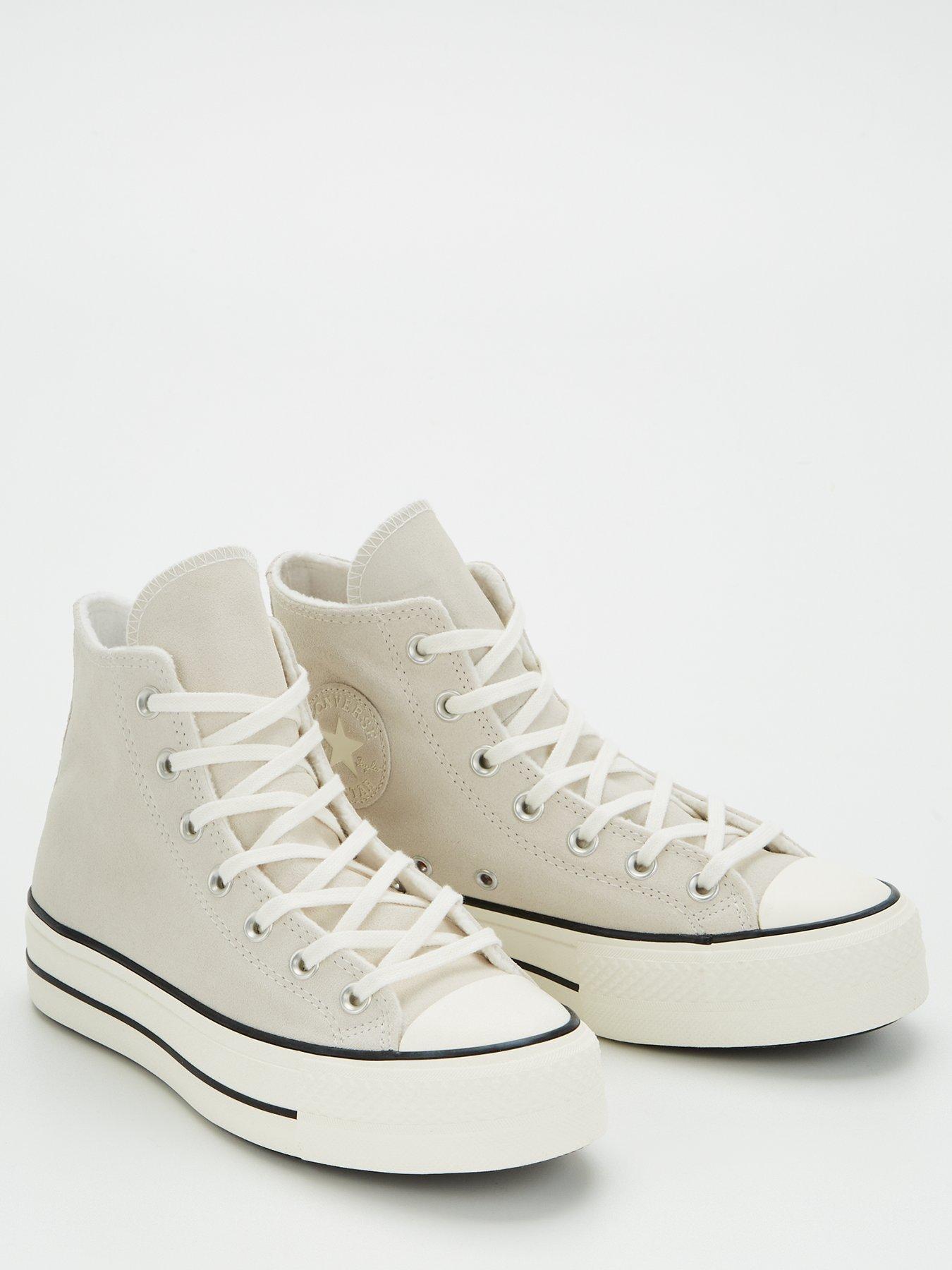 Cream sales suede converse