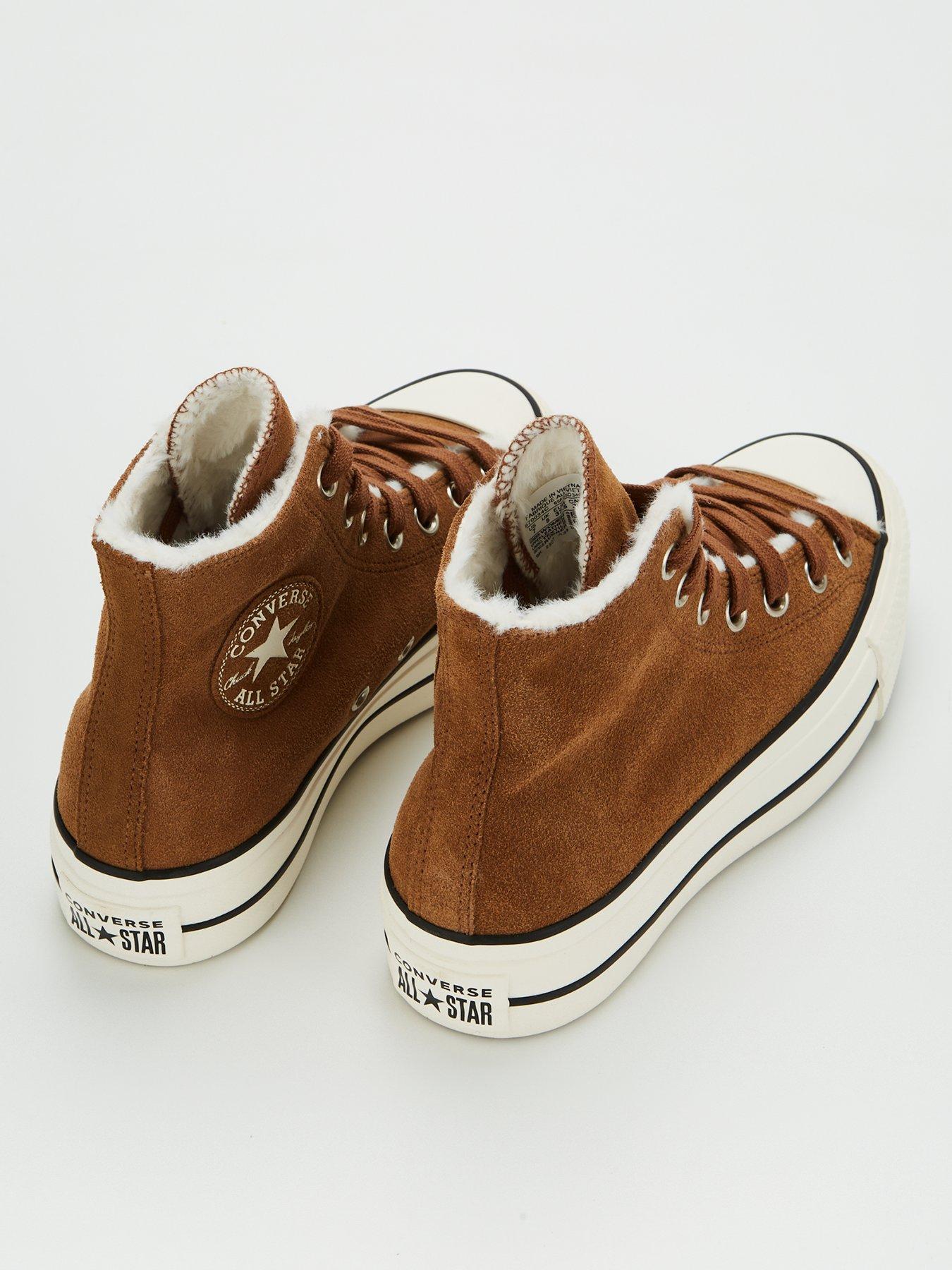 Converse brown store sneakers