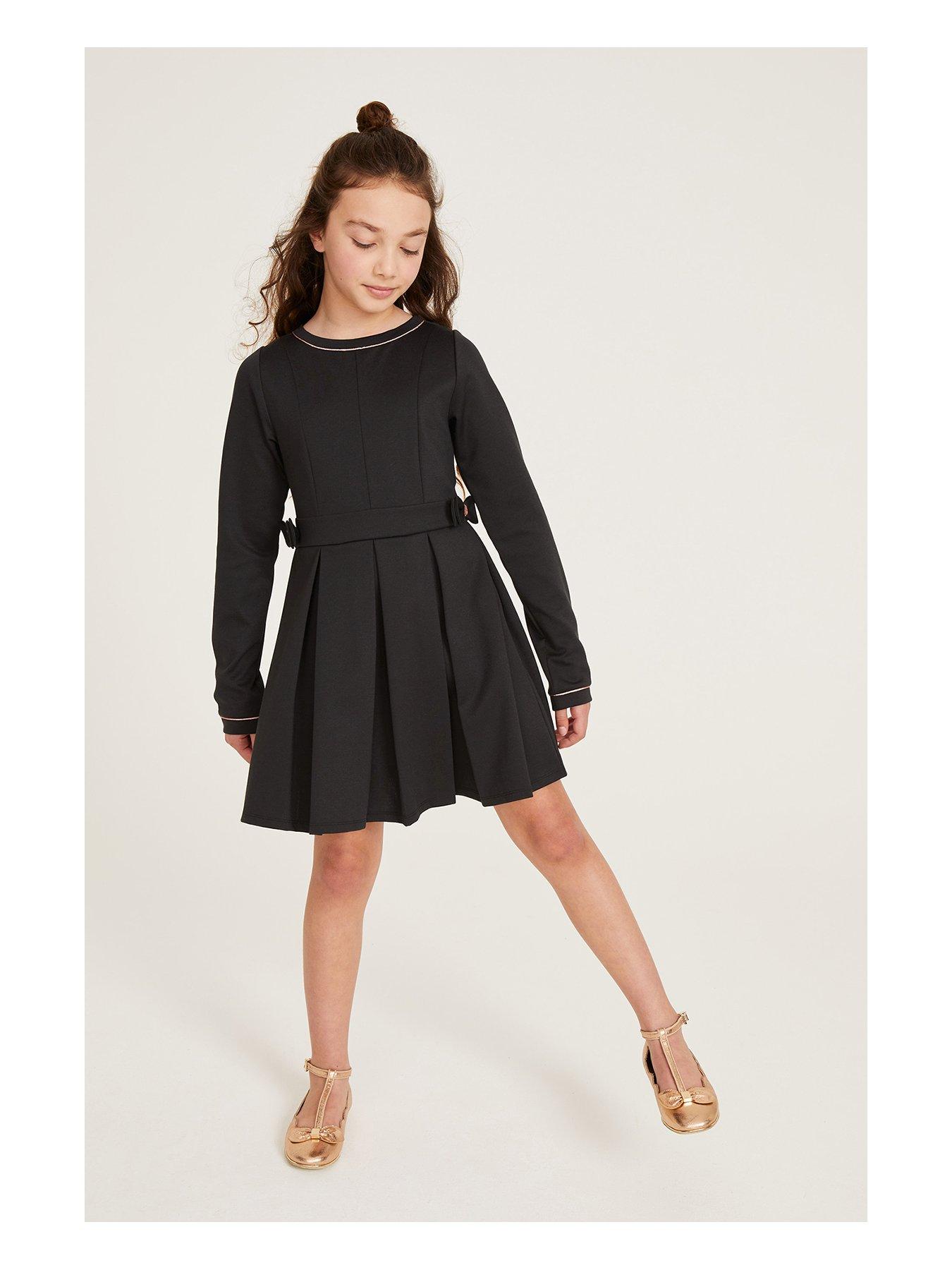 Ted Baker Baker By Ted Baker Black Bow Ponte Dress very.co.uk