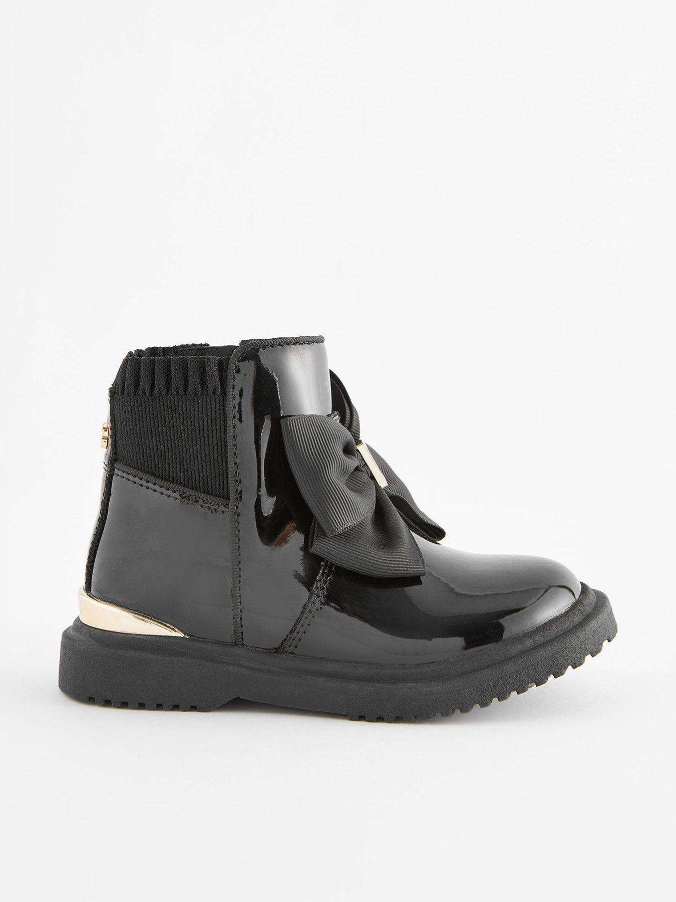 Girls ted baker black boots online