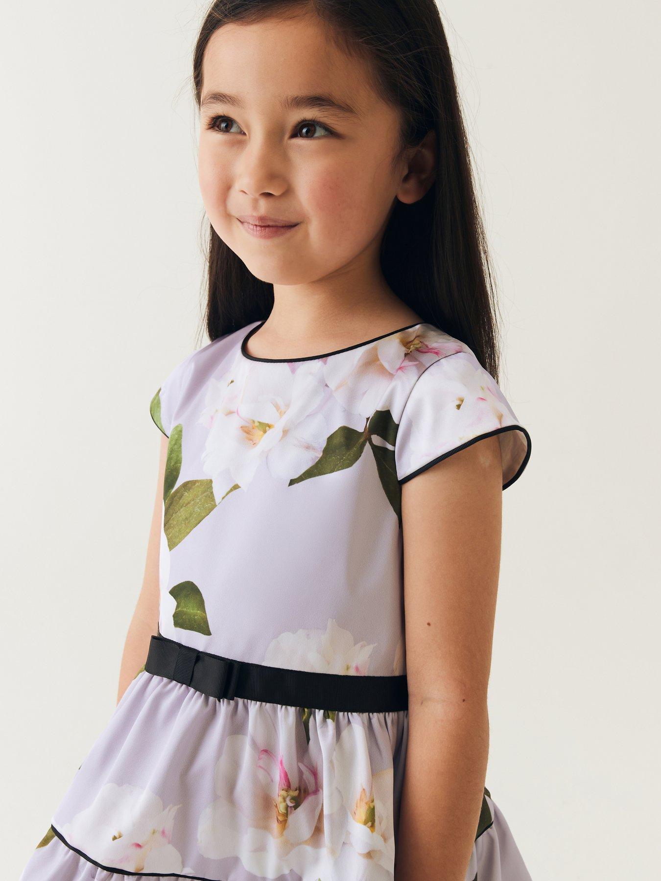 Ted Baker Baker By Ted Baker Girls Gardinia Dress Purple Very.co.uk