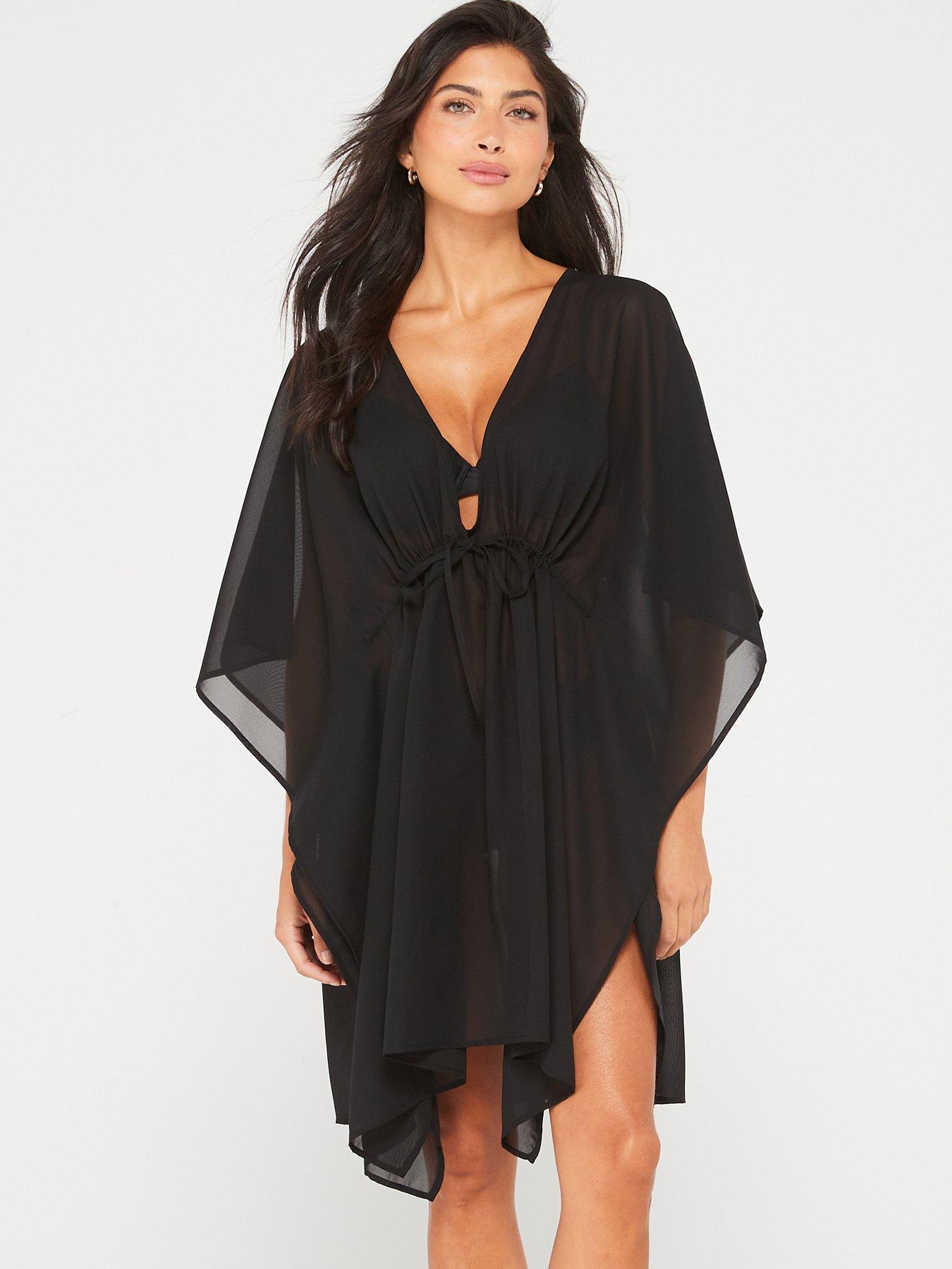 undefined Tie Waist Short Kaftan