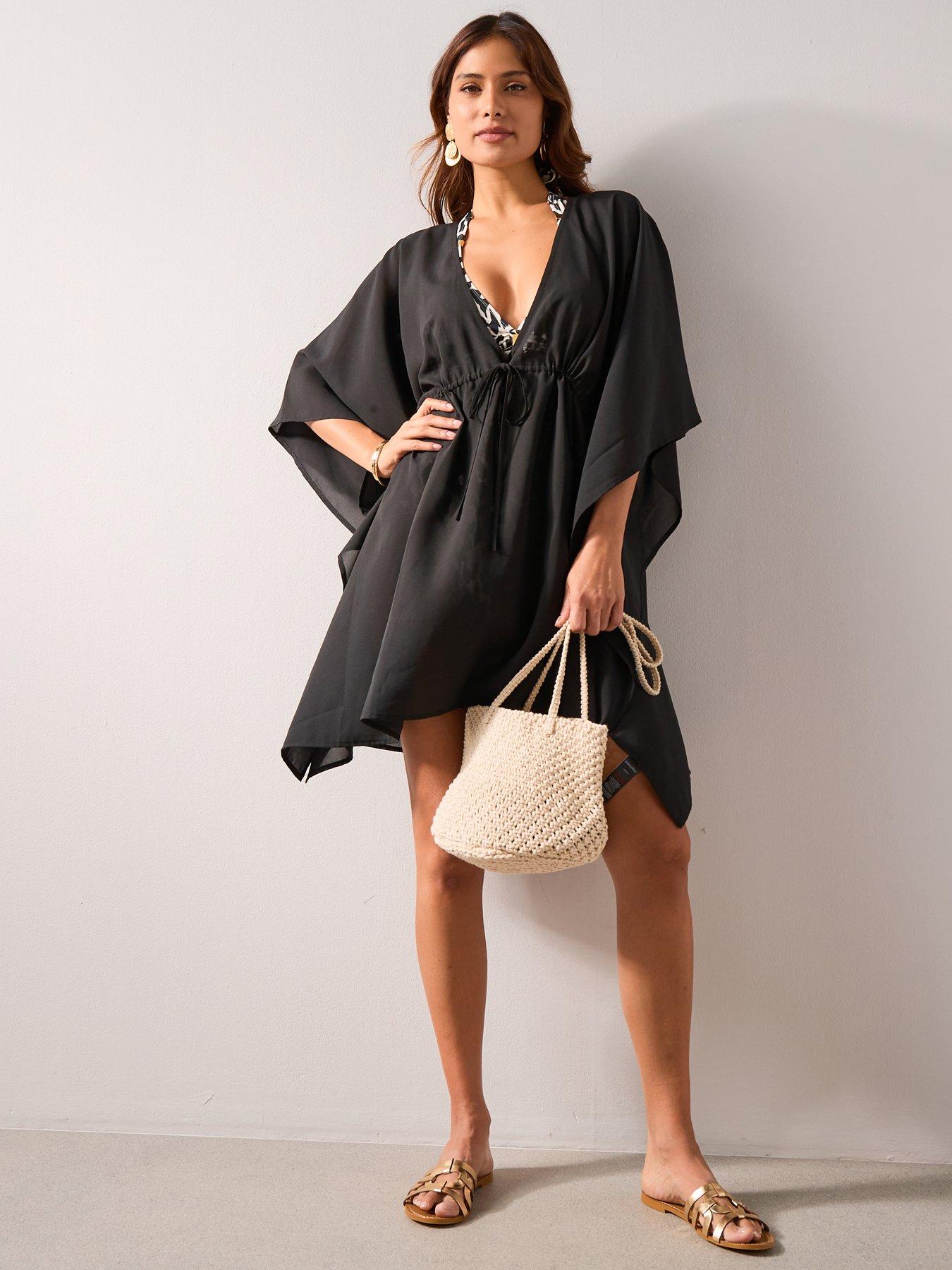 WAIST TIE LONG KAFTAN STANDING OVATION
