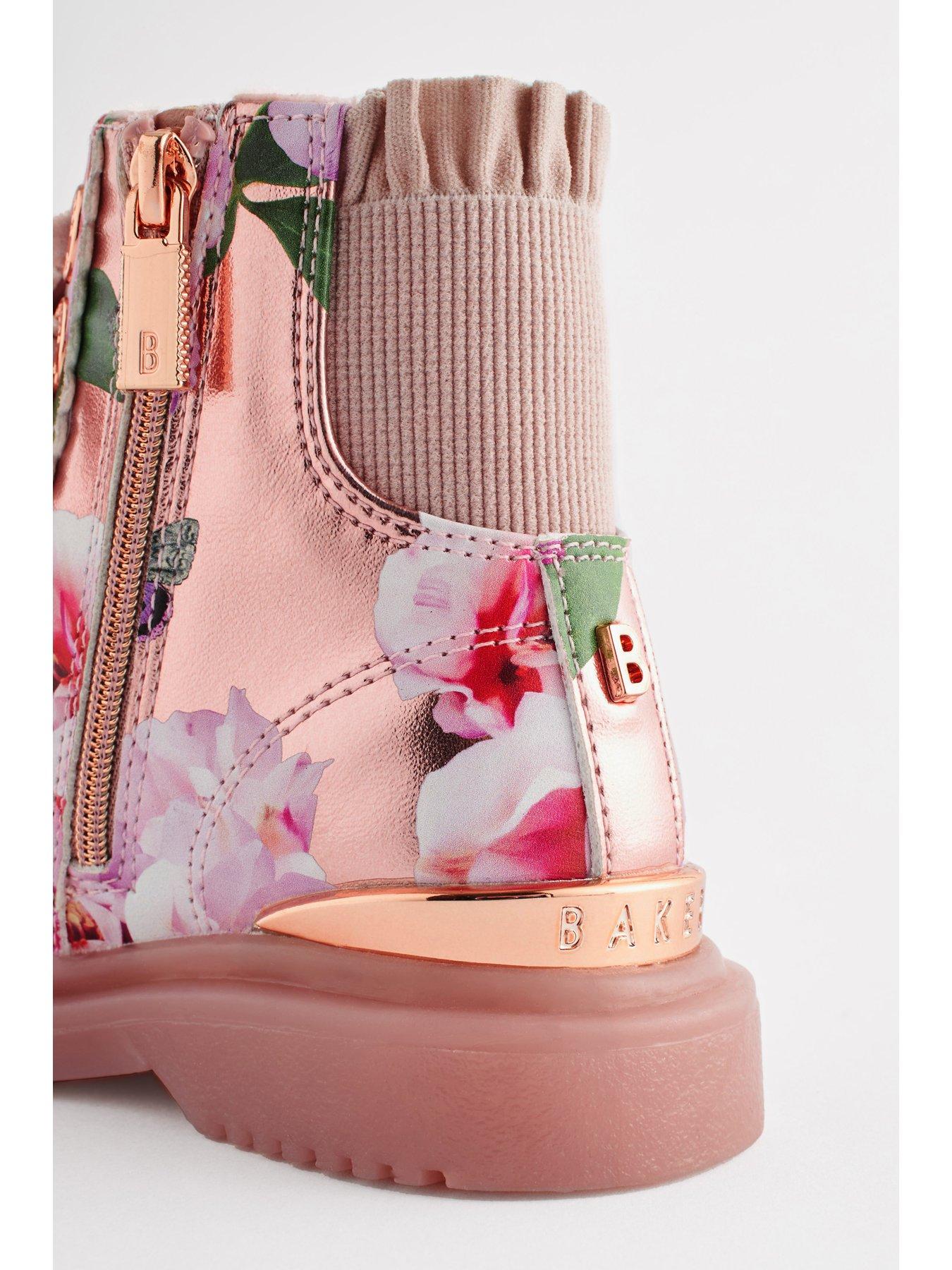 Girls pink outlet ted baker boots