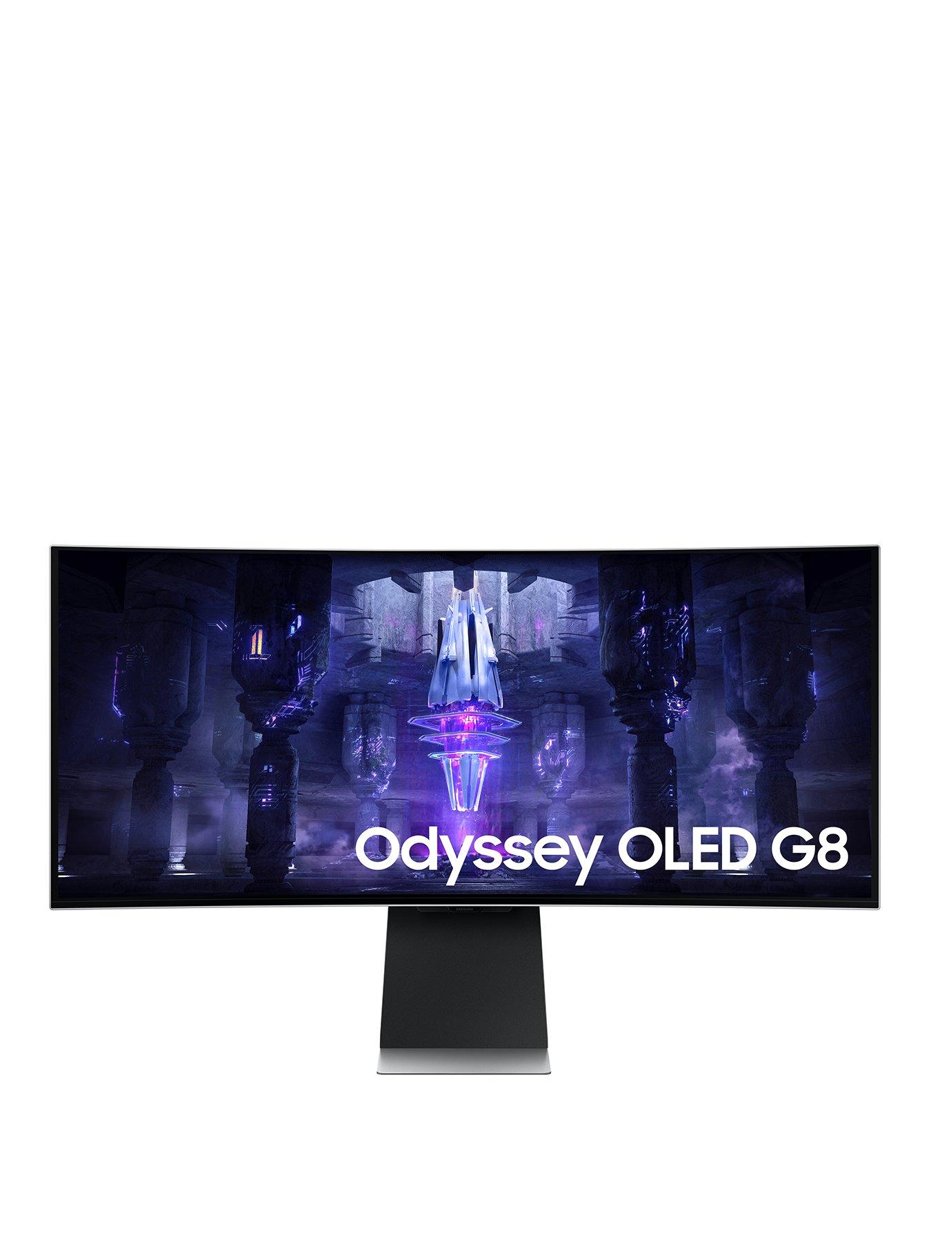 SAMSUNG Odyssey OLED G8 Smart Gaming Curved Monitor 34 Inch, Silver - eXtra  Saudi