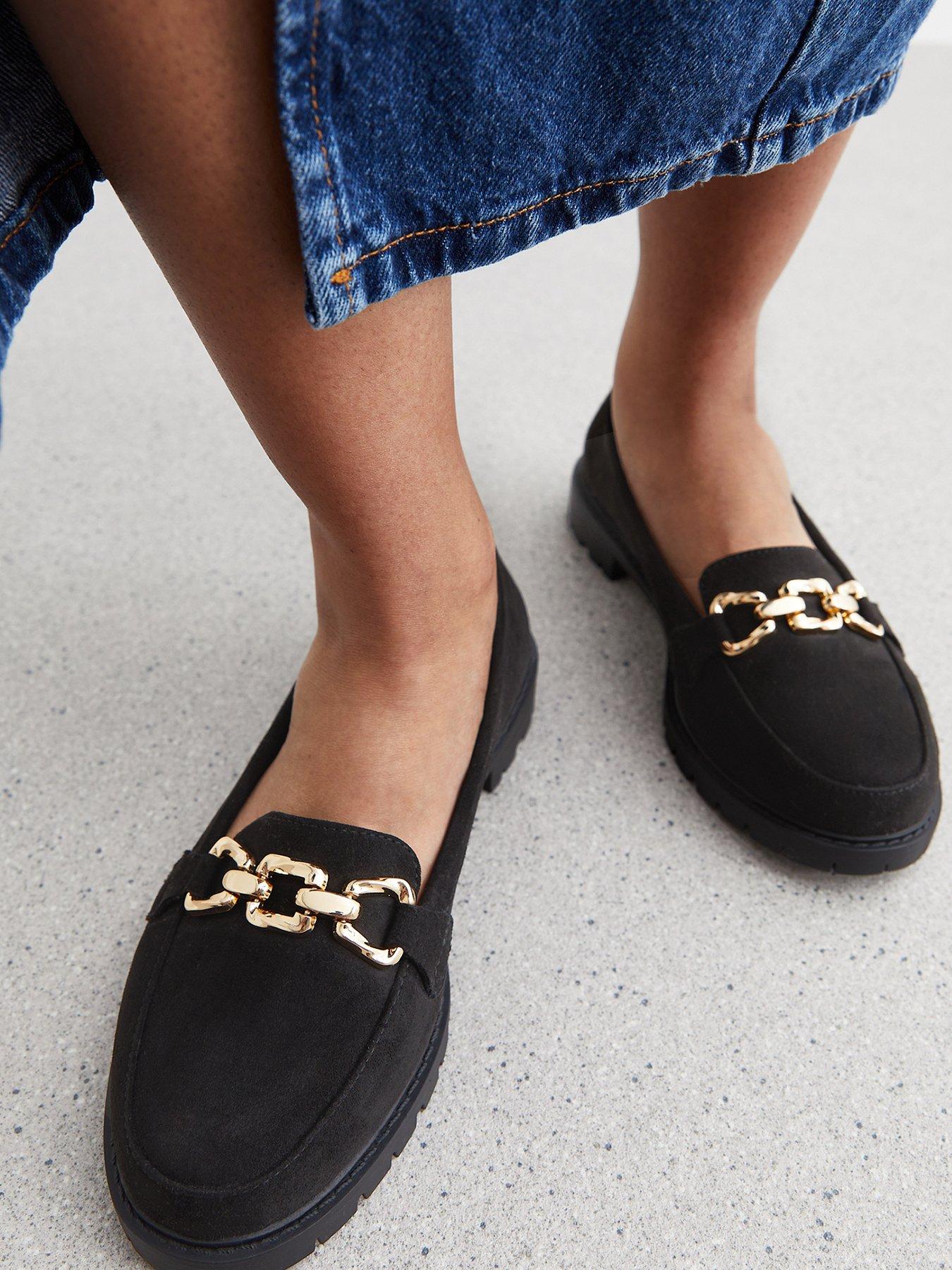 New look chunky on sale loafers