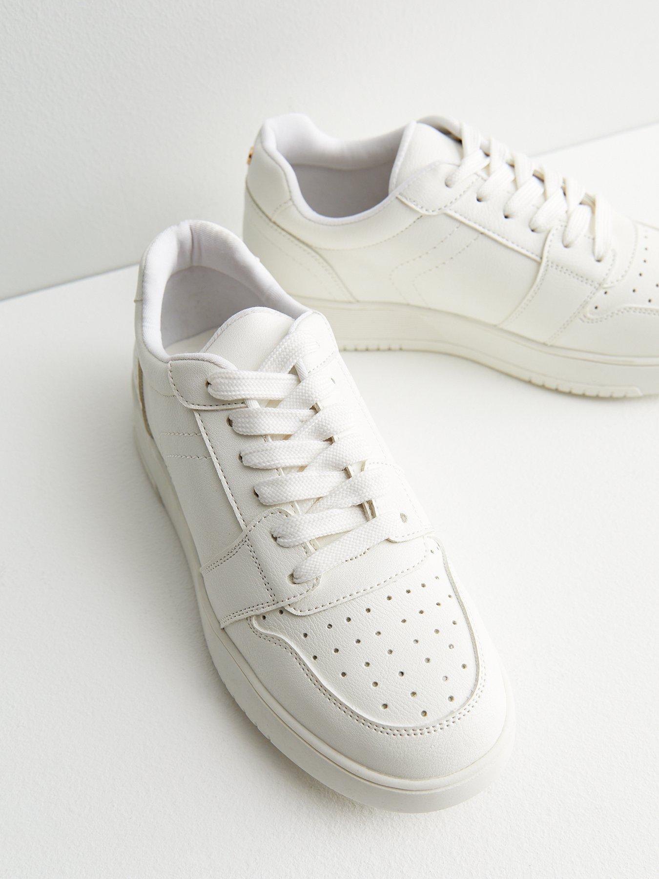 Leather on sale chunky trainers