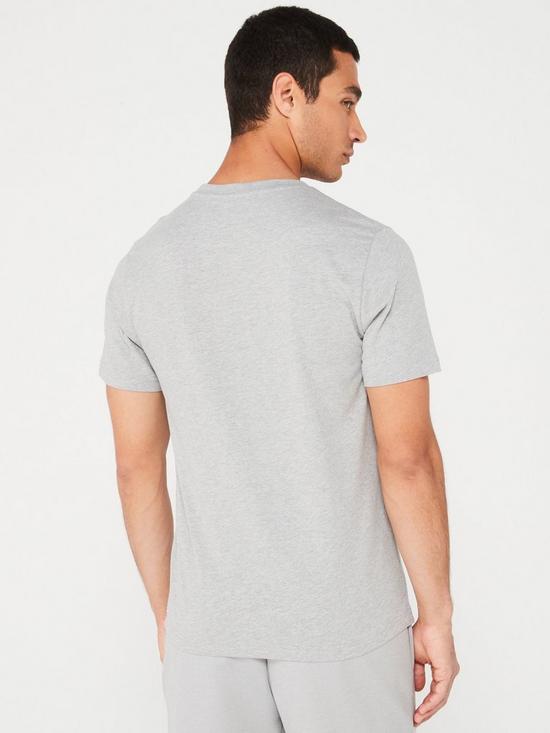 stillFront image of new-balance-small-logo-t-shirt-grey
