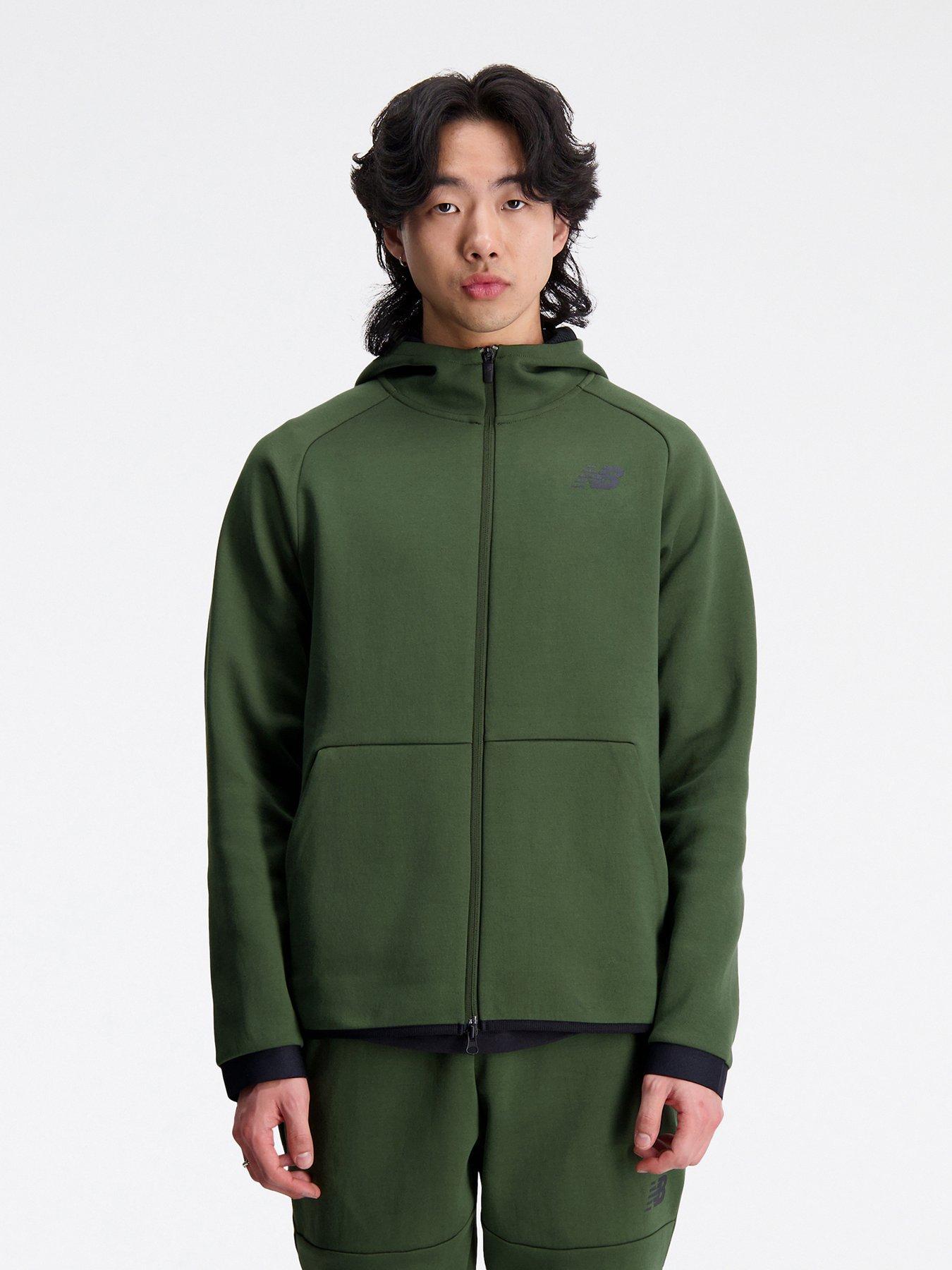undefined Training R.W.Tech Fleece Full Zip Hoodie - Khaki