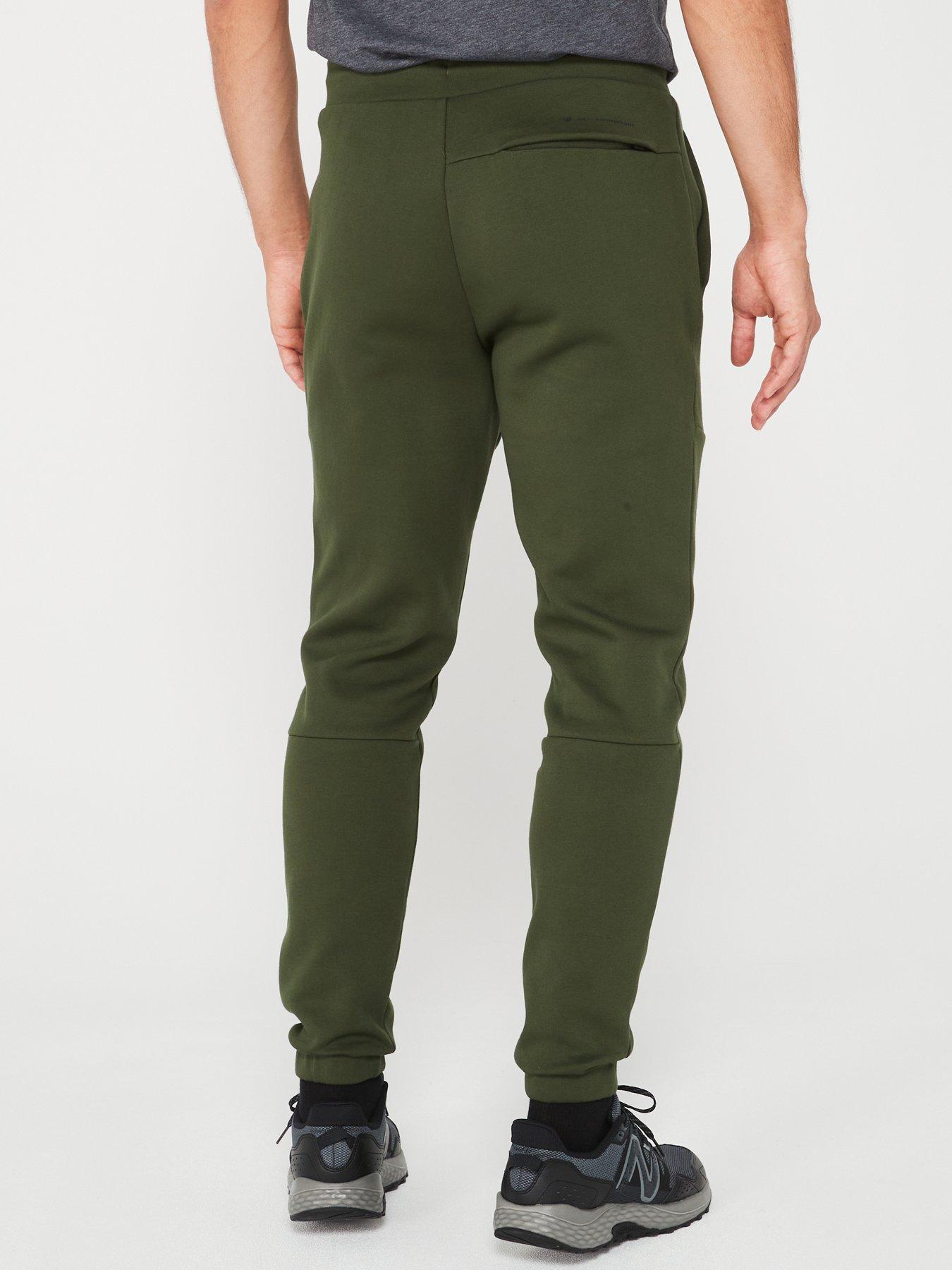 Nike tech fleece green hot sale pants