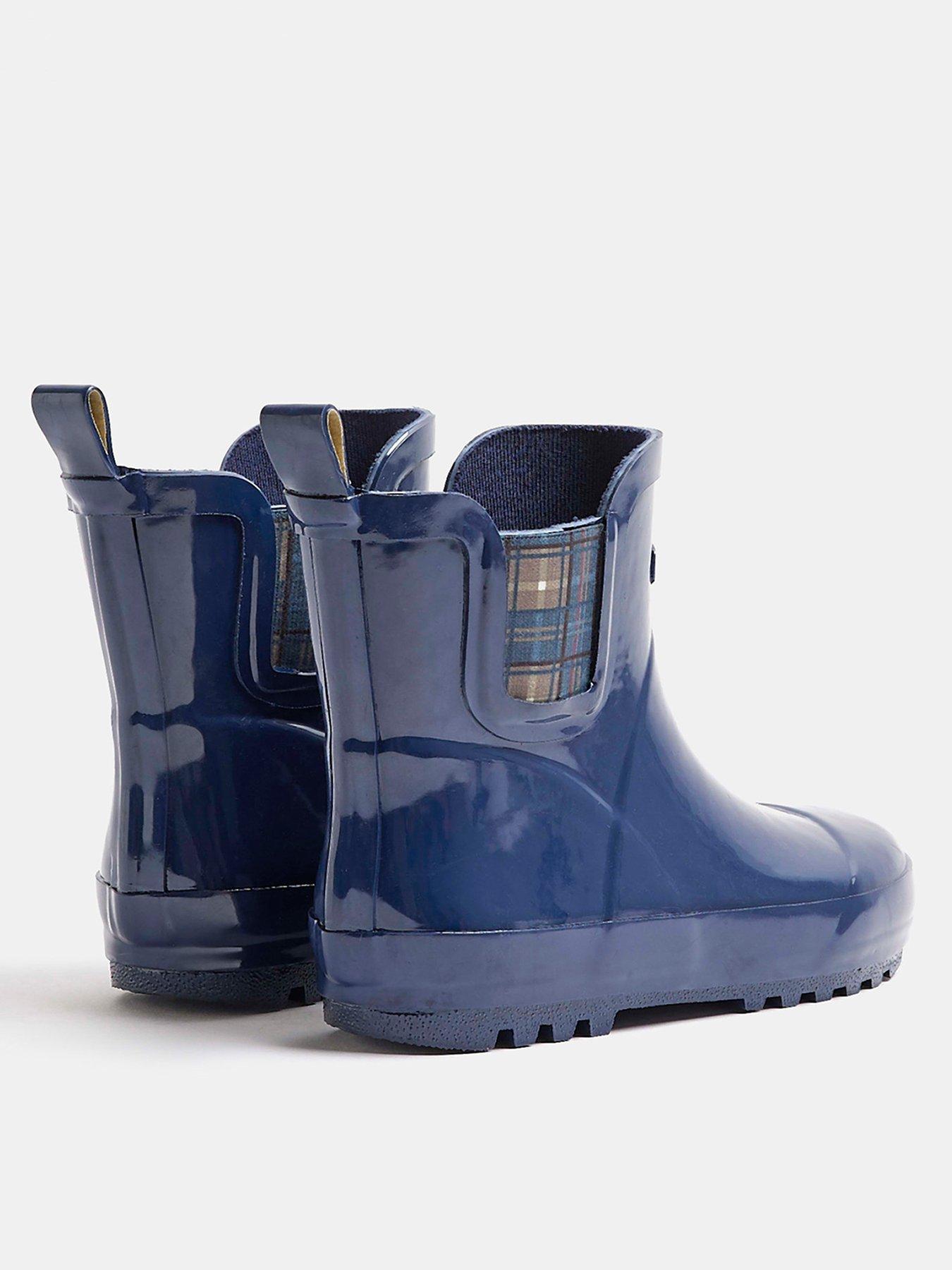 river island navy boots